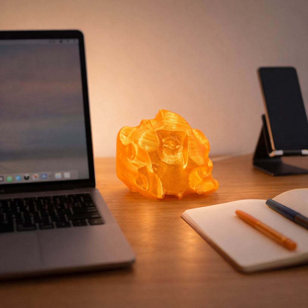 Melted Crystal Glow Lamp