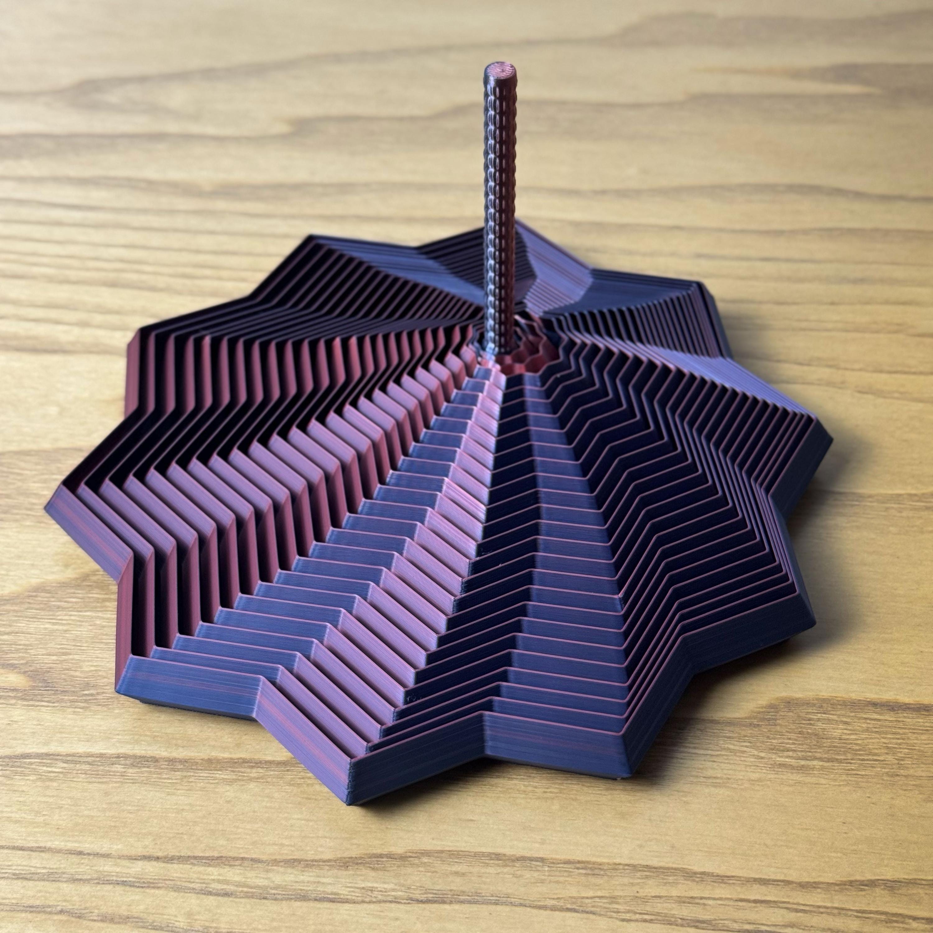 Sensory Fidget Star – 3D Printed ASMR Stress Relief Toy