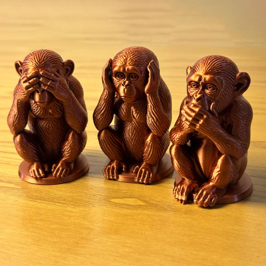 Three Wise Monkeys Set