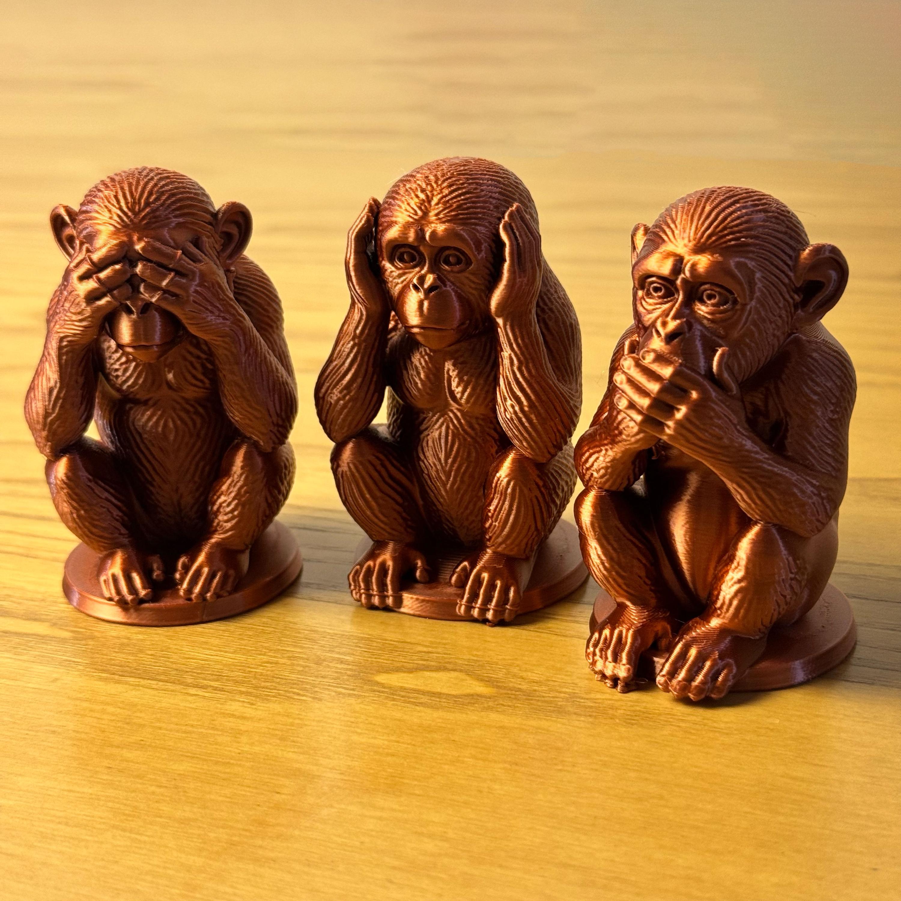 Three Wise Monkeys Set