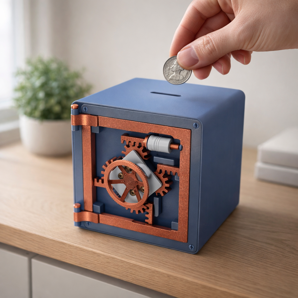 Mechanical Gear Piggy Bank