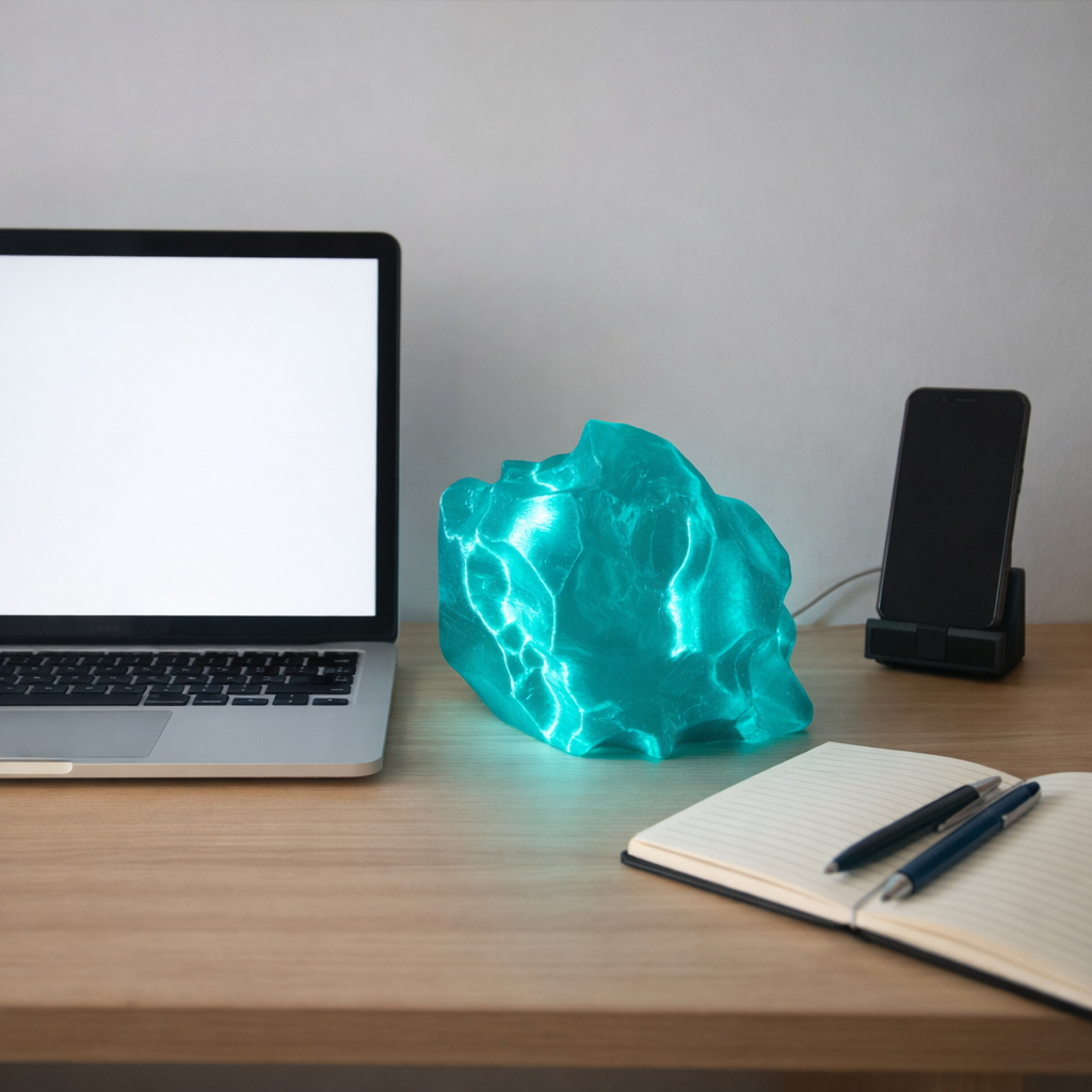 Melted Crystal Glow Lamp