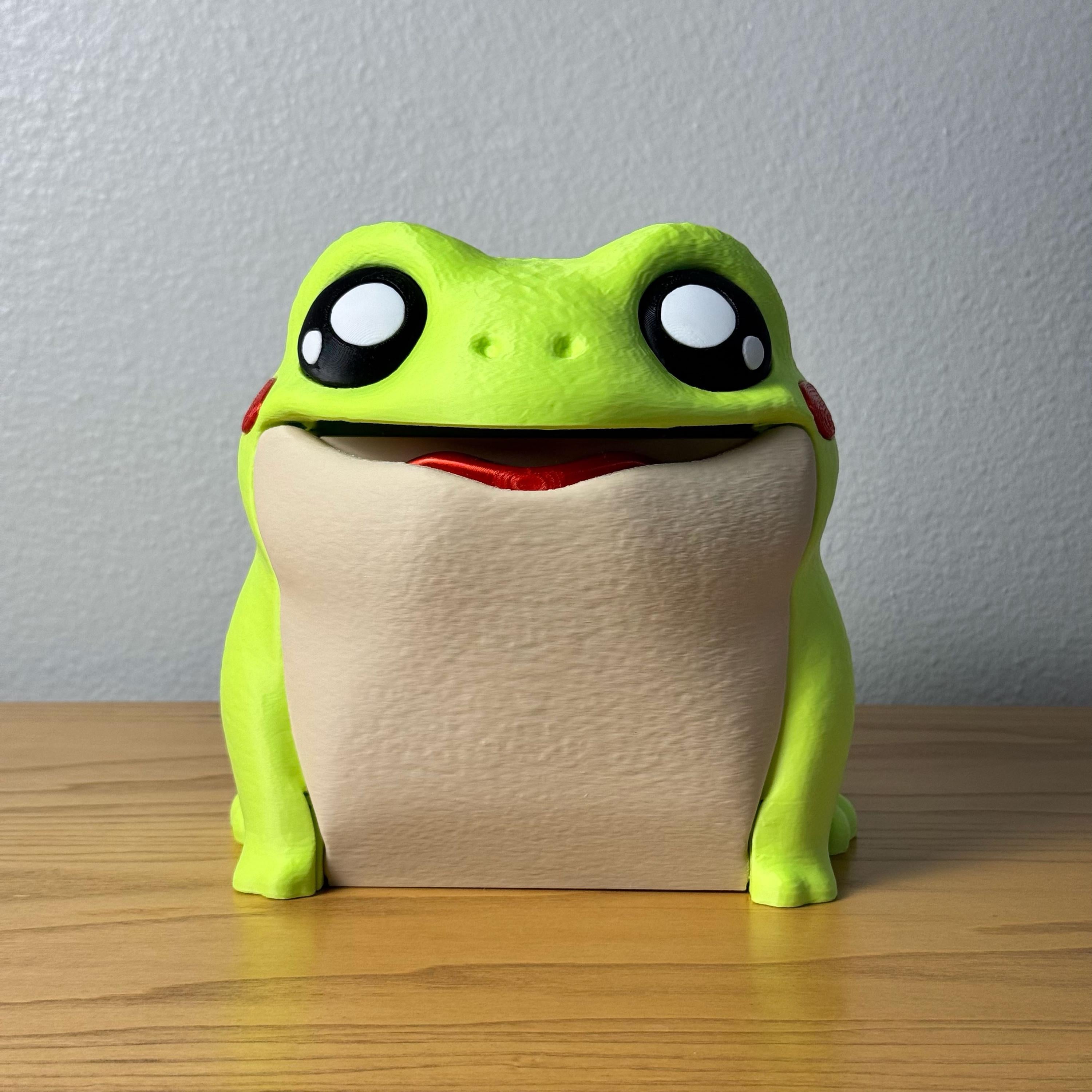 Frog Holder – Funny 3D Printed Toilet Paper Buddy