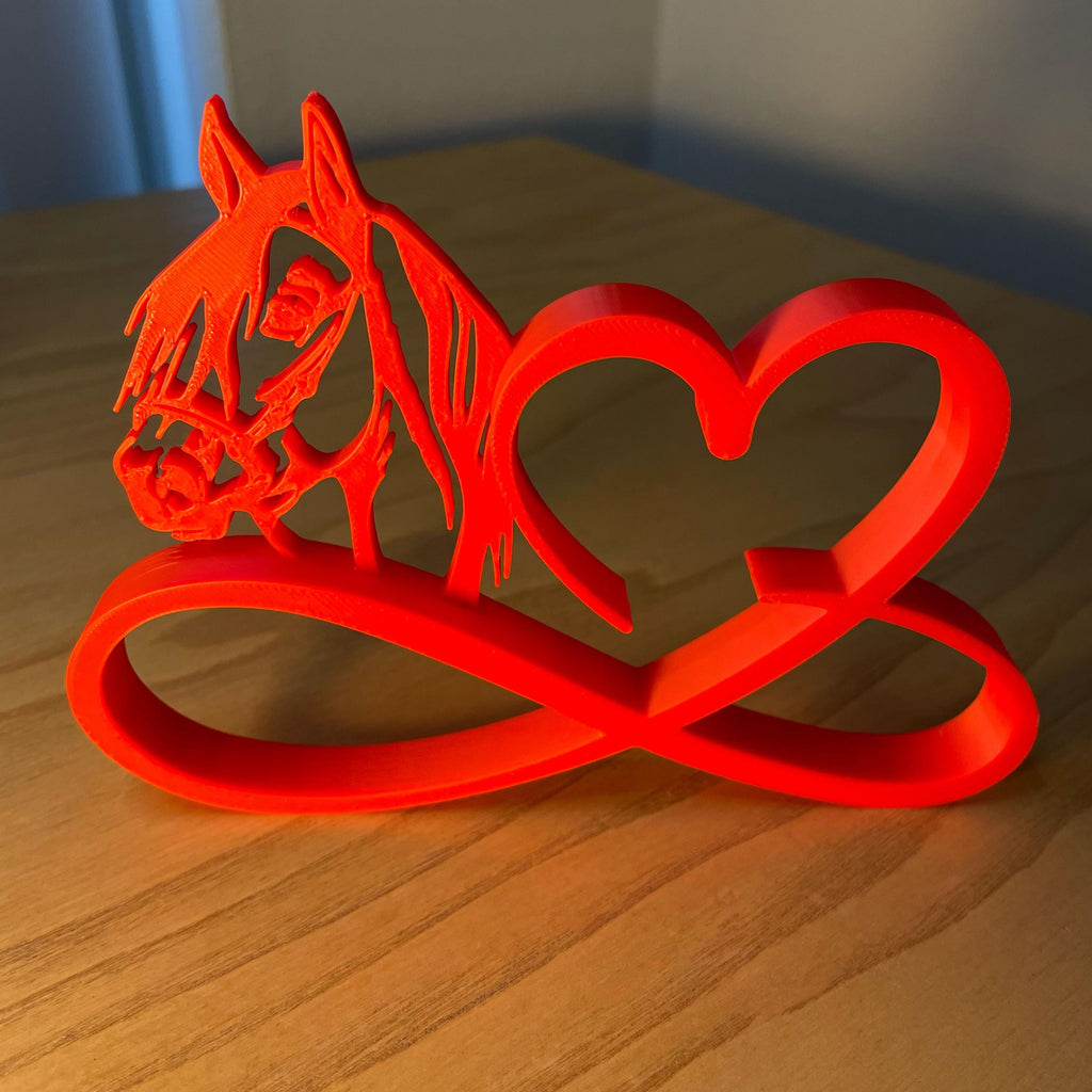 Horse Infinity Heart Figurine