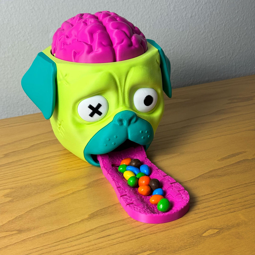 Pug Candy Dispenser