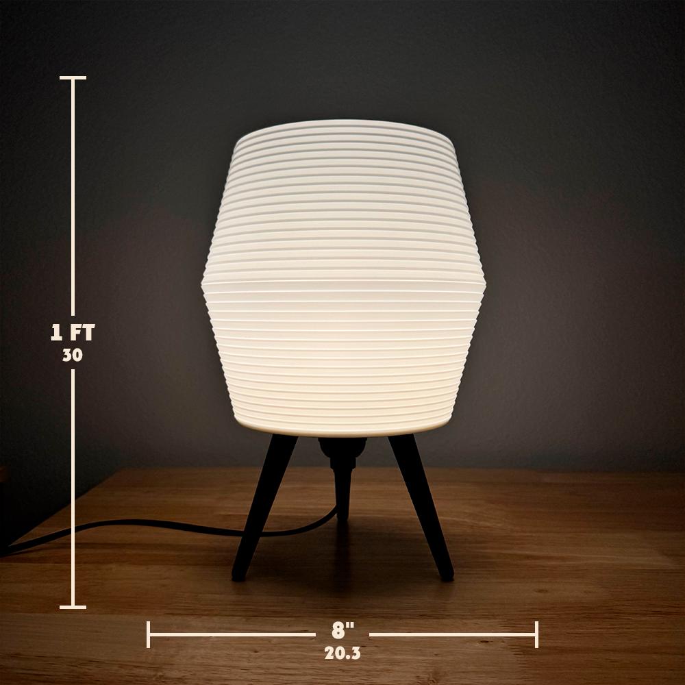 Kasa Japanese-Style Table Lamp with Tripod Legs