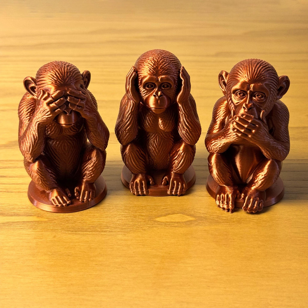 Three Wise Monkeys Set