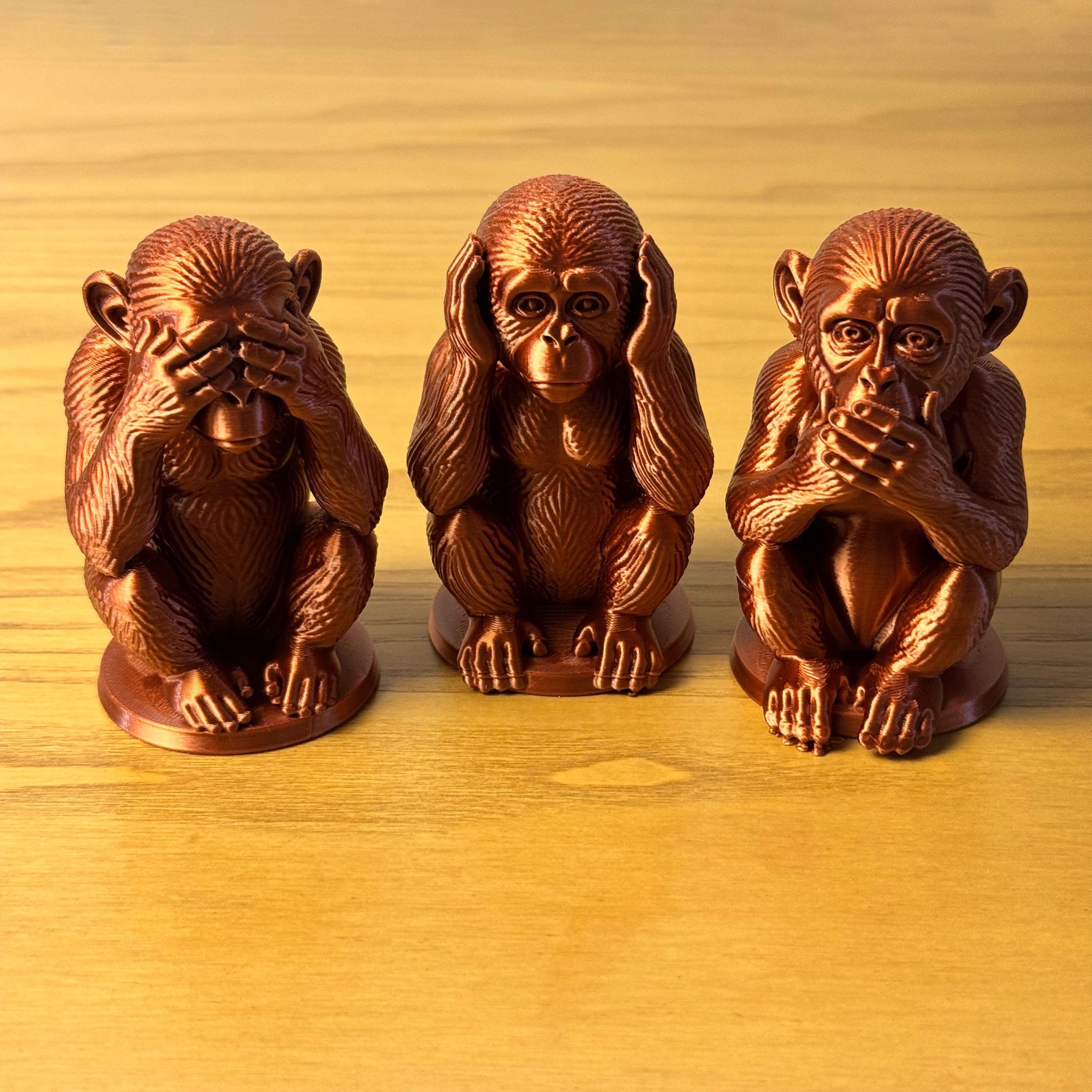 Three Wise Monkeys Set