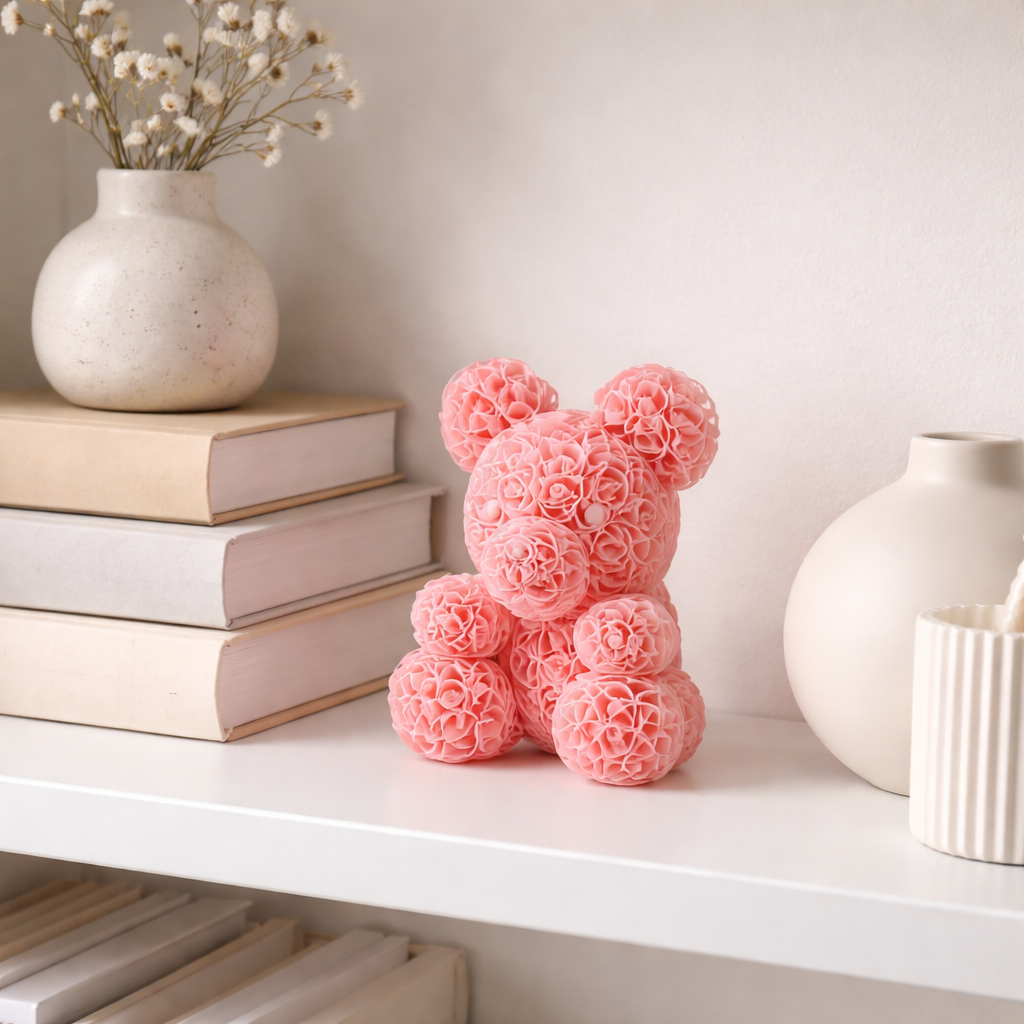 Rose Bear Decor