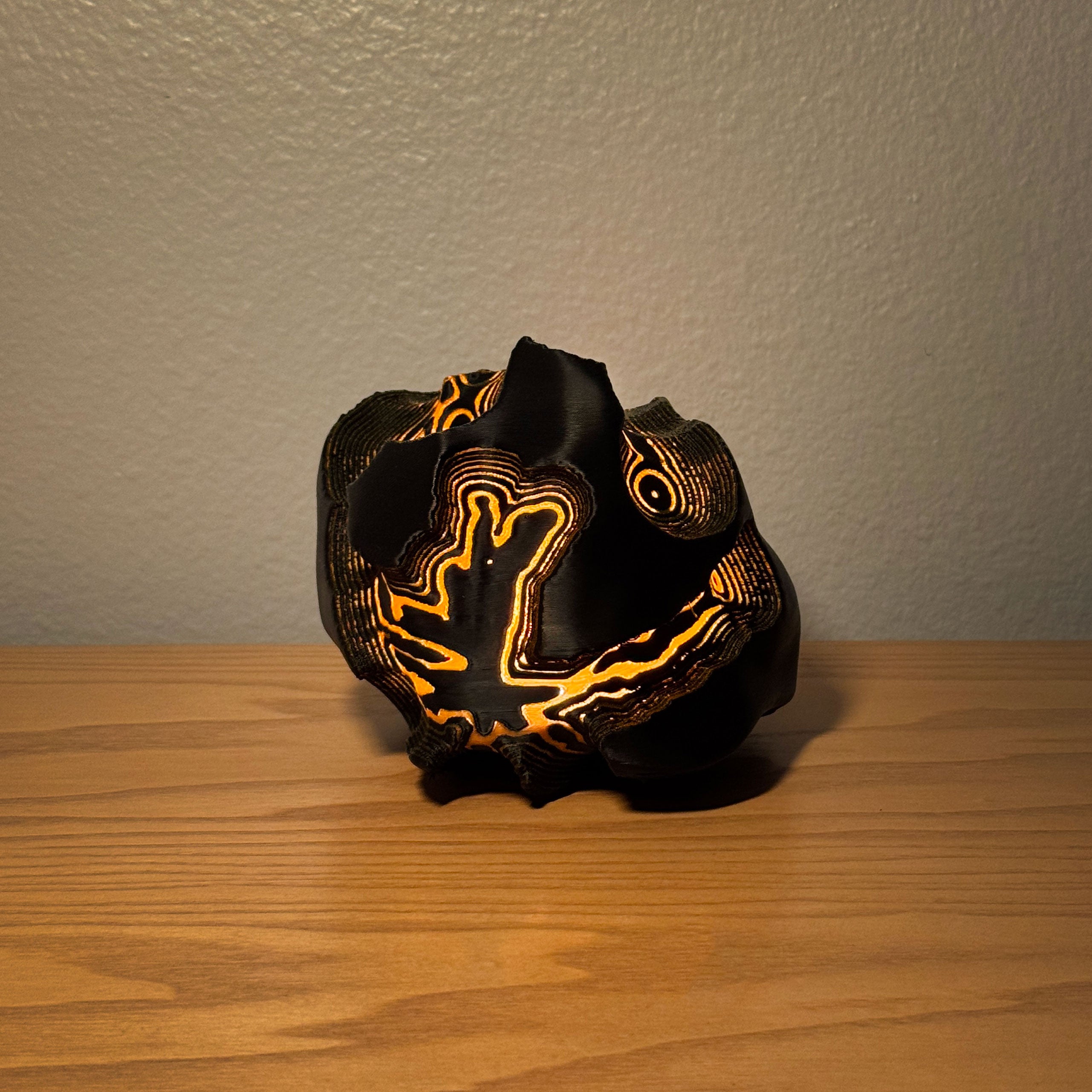 Lava Fragment Lamp — Handmade 3D Printed Light