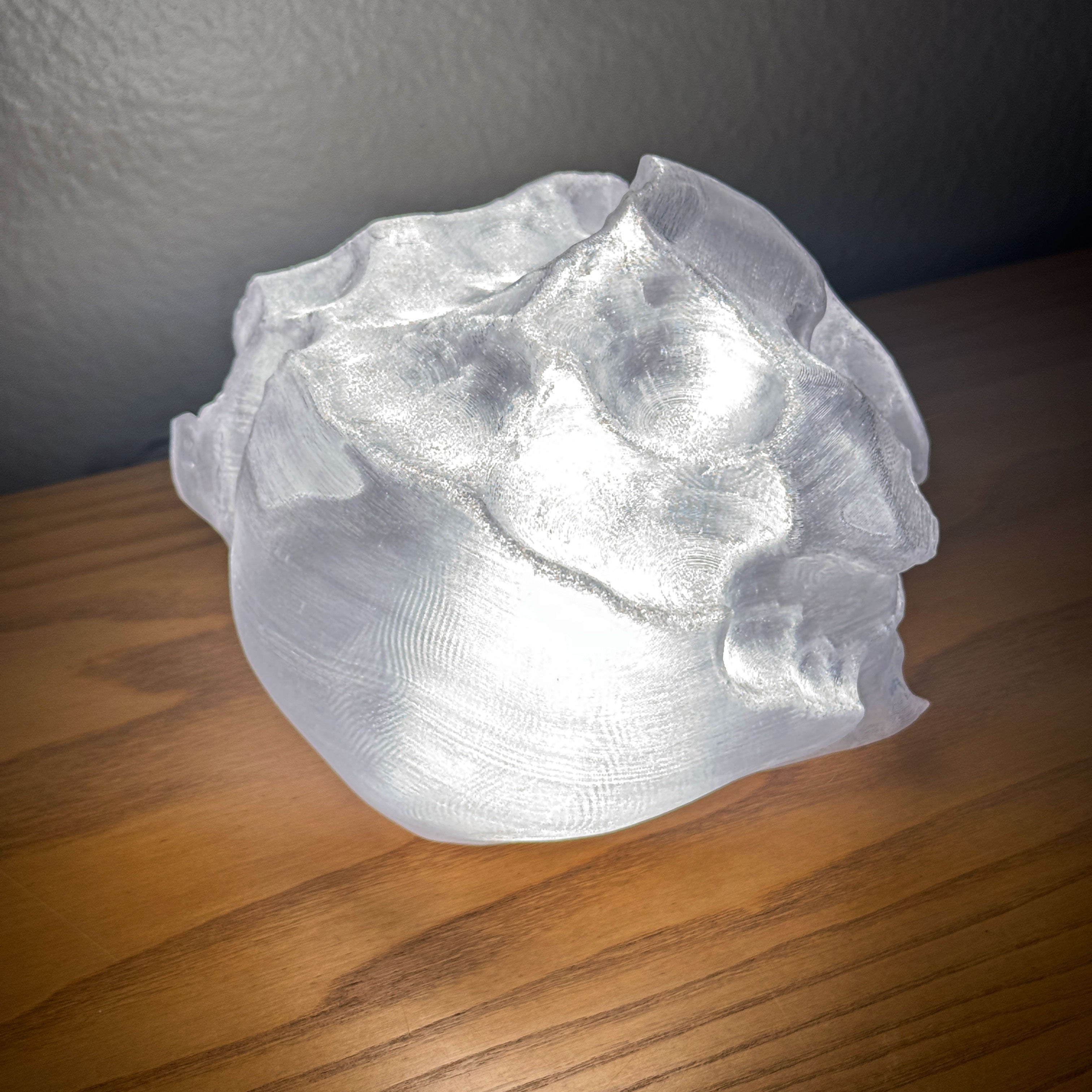 Melted Crystal Glow Lamp – Salt-Inspired Design