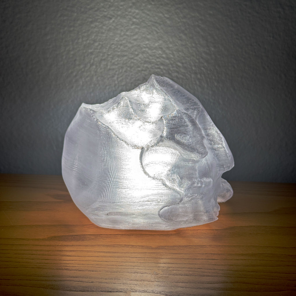 Melted Crystal Glow Lamp – Salt-Inspired Design