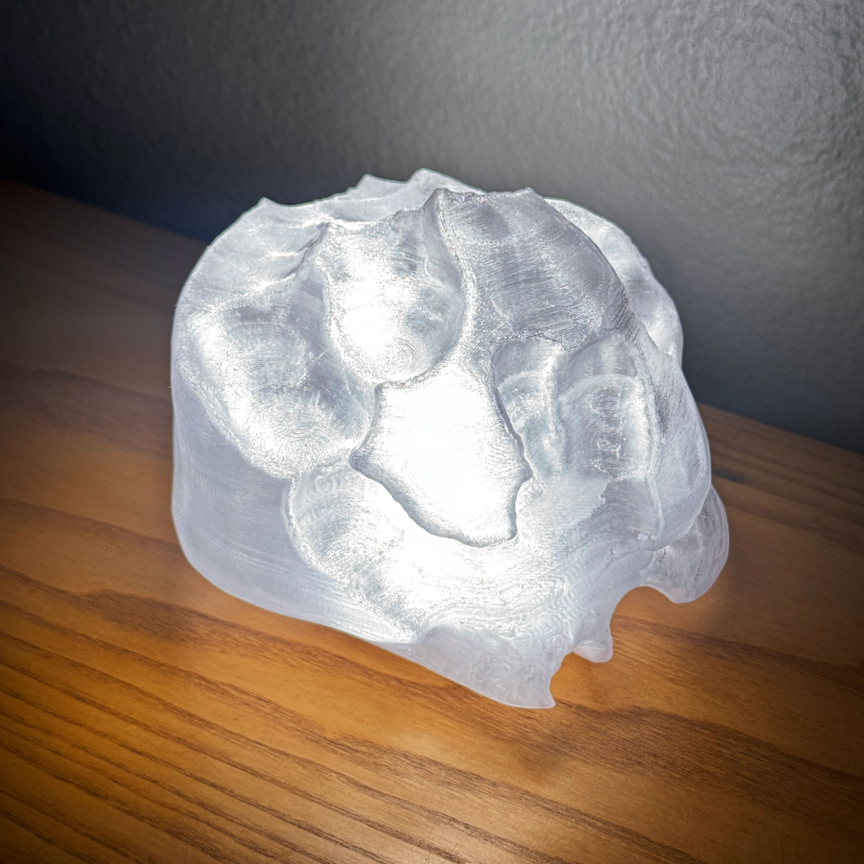 Melted Crystal Glow Lamp – Salt-Inspired Design