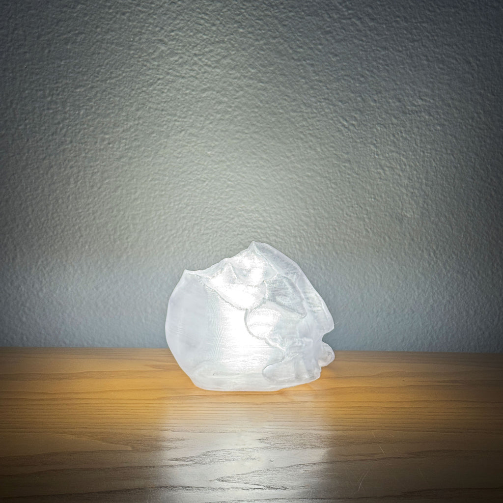 Melted Crystal Glow Lamp – Salt-Inspired Design