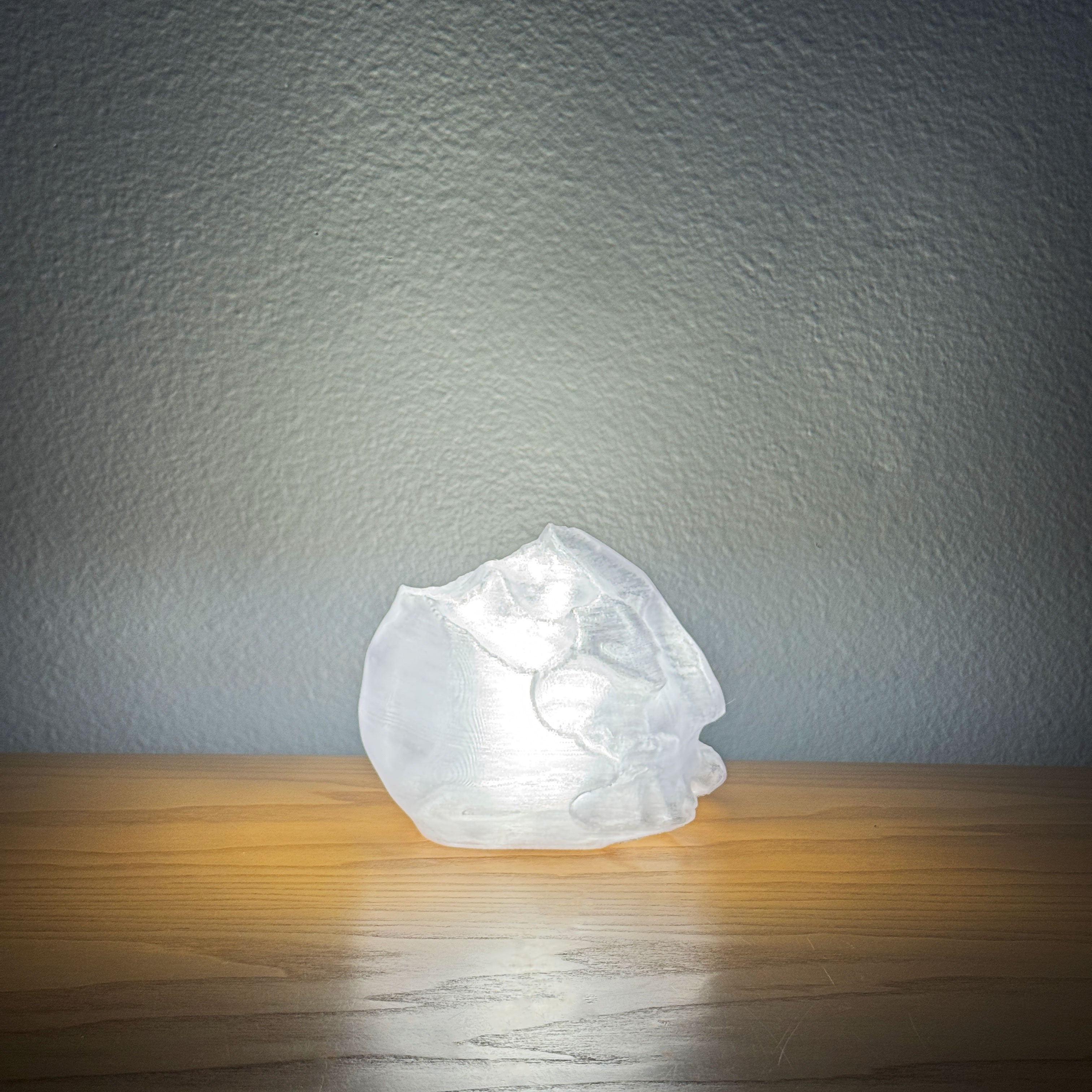 Melted Crystal Glow Lamp – Salt-Inspired Design