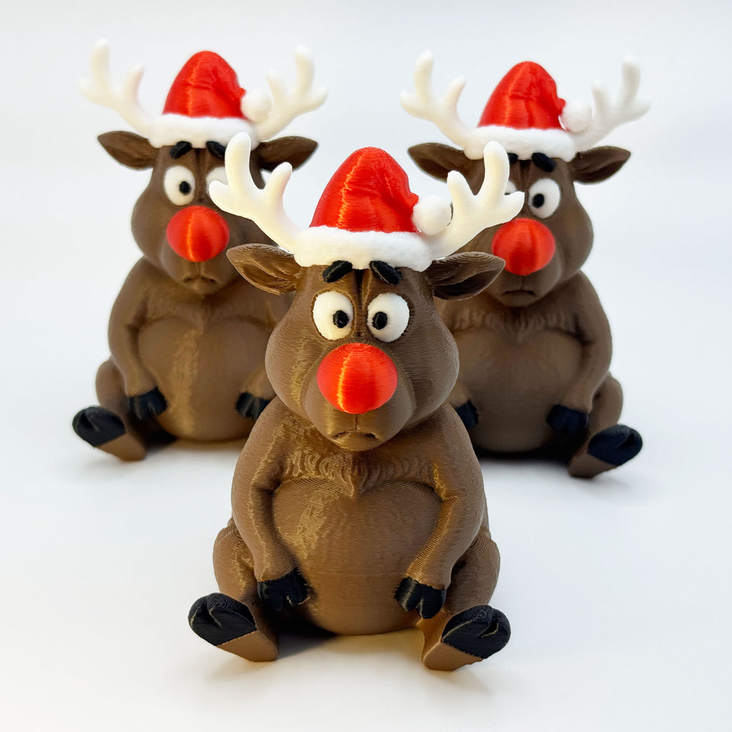 Holiday Reindeer Mini – 3D Printed Christmas Decor