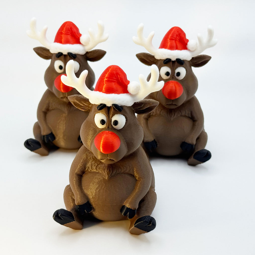 Holiday Reindeer Mini – 3D Printed Christmas Decor