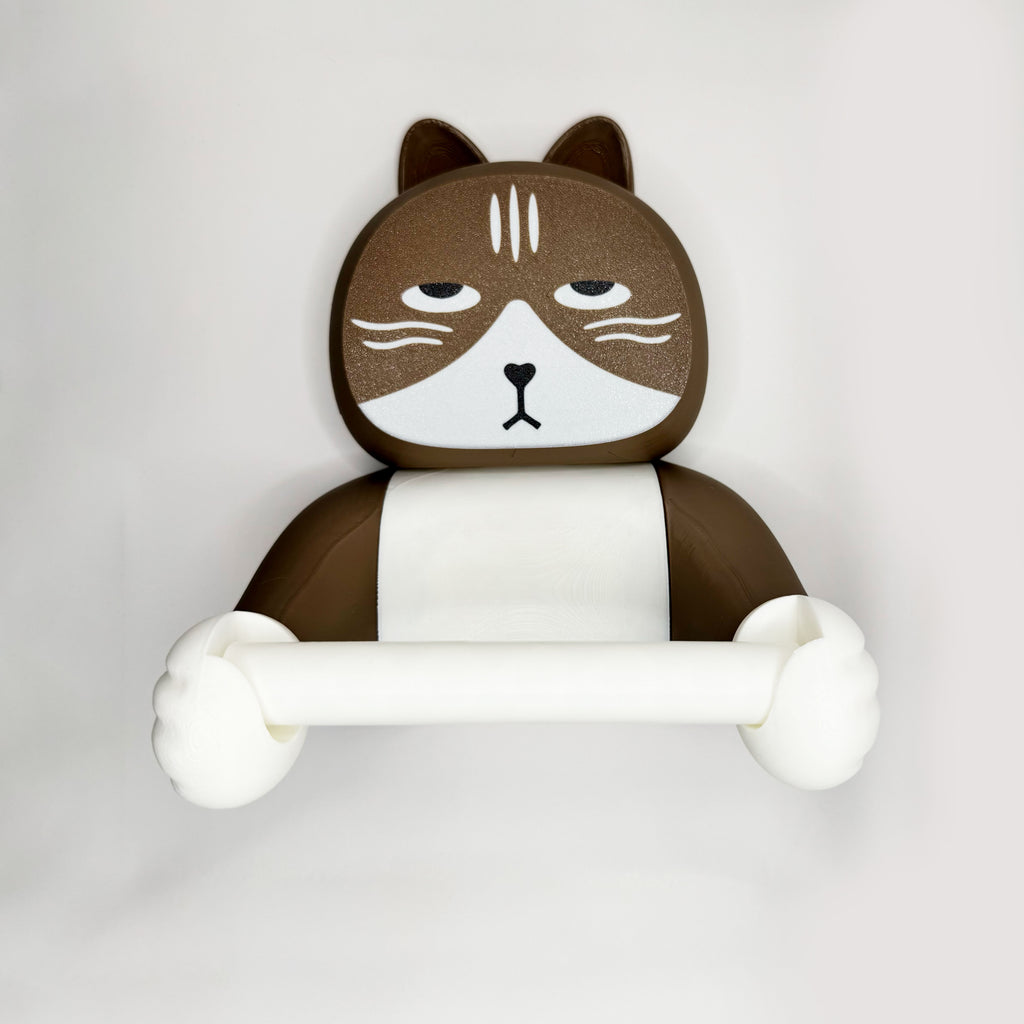 Sad Cat Toilet Paper Holder