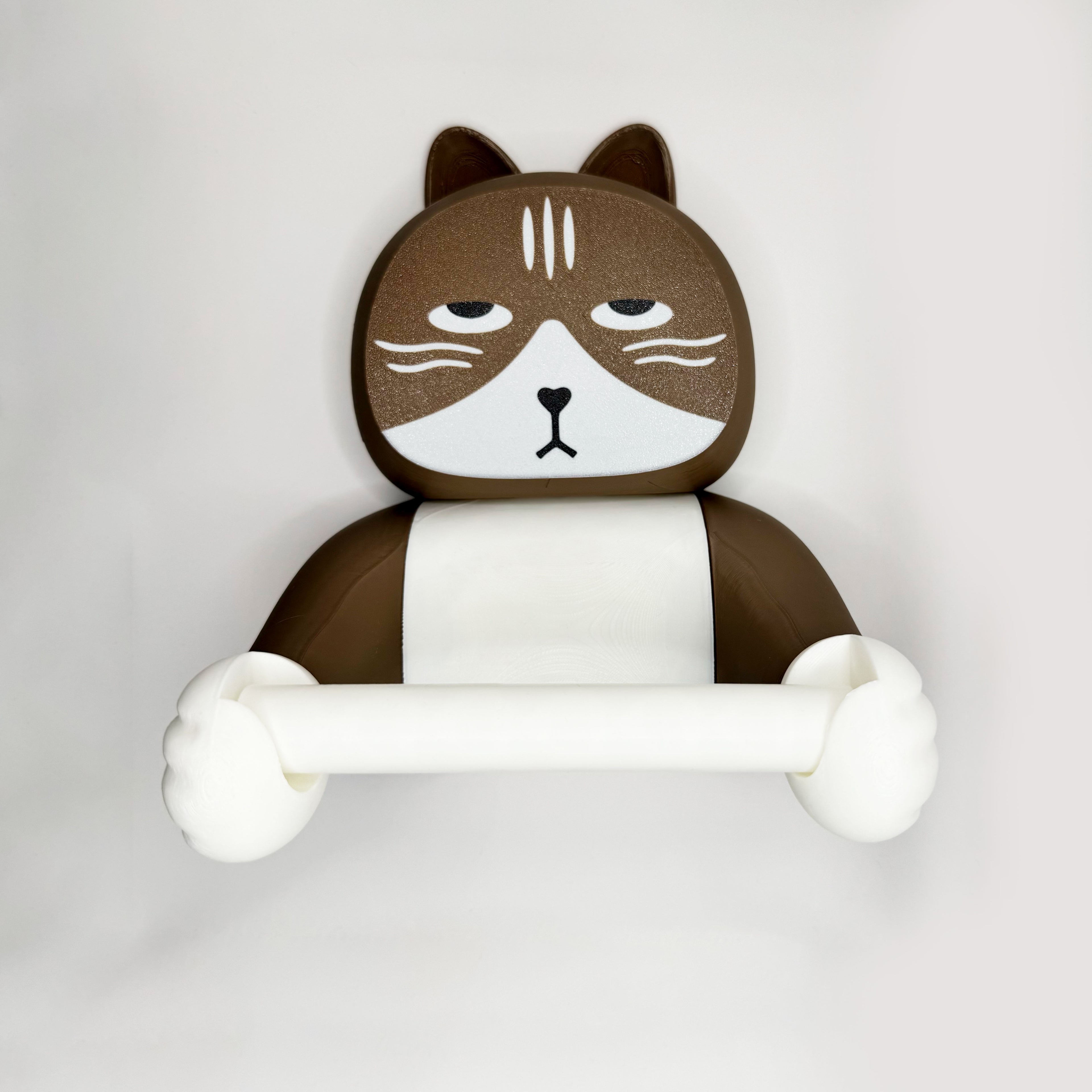 Sad Cat Toilet Paper Holder