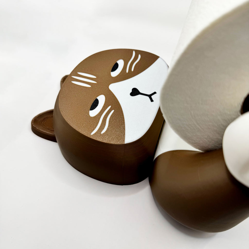 Sad Cat Toilet Paper Holder
