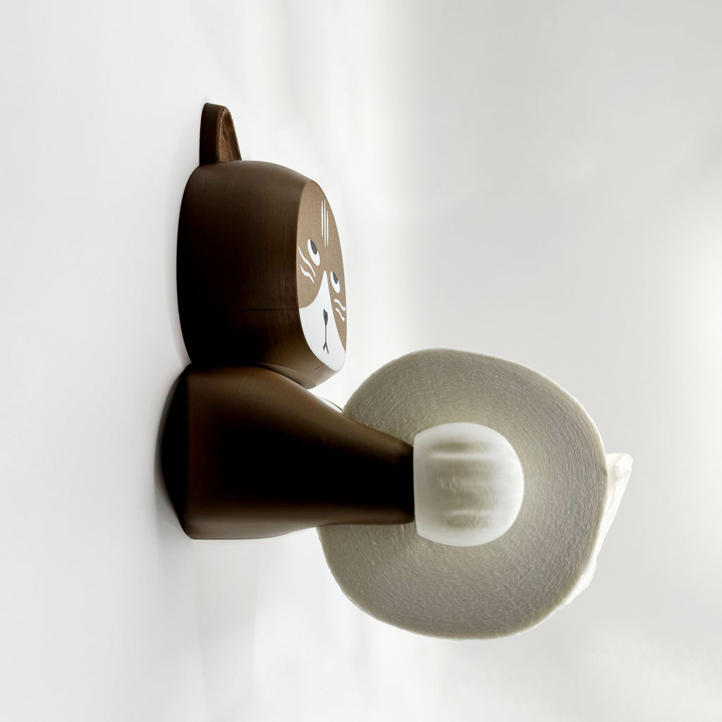 Sad Cat Toilet Paper Holder