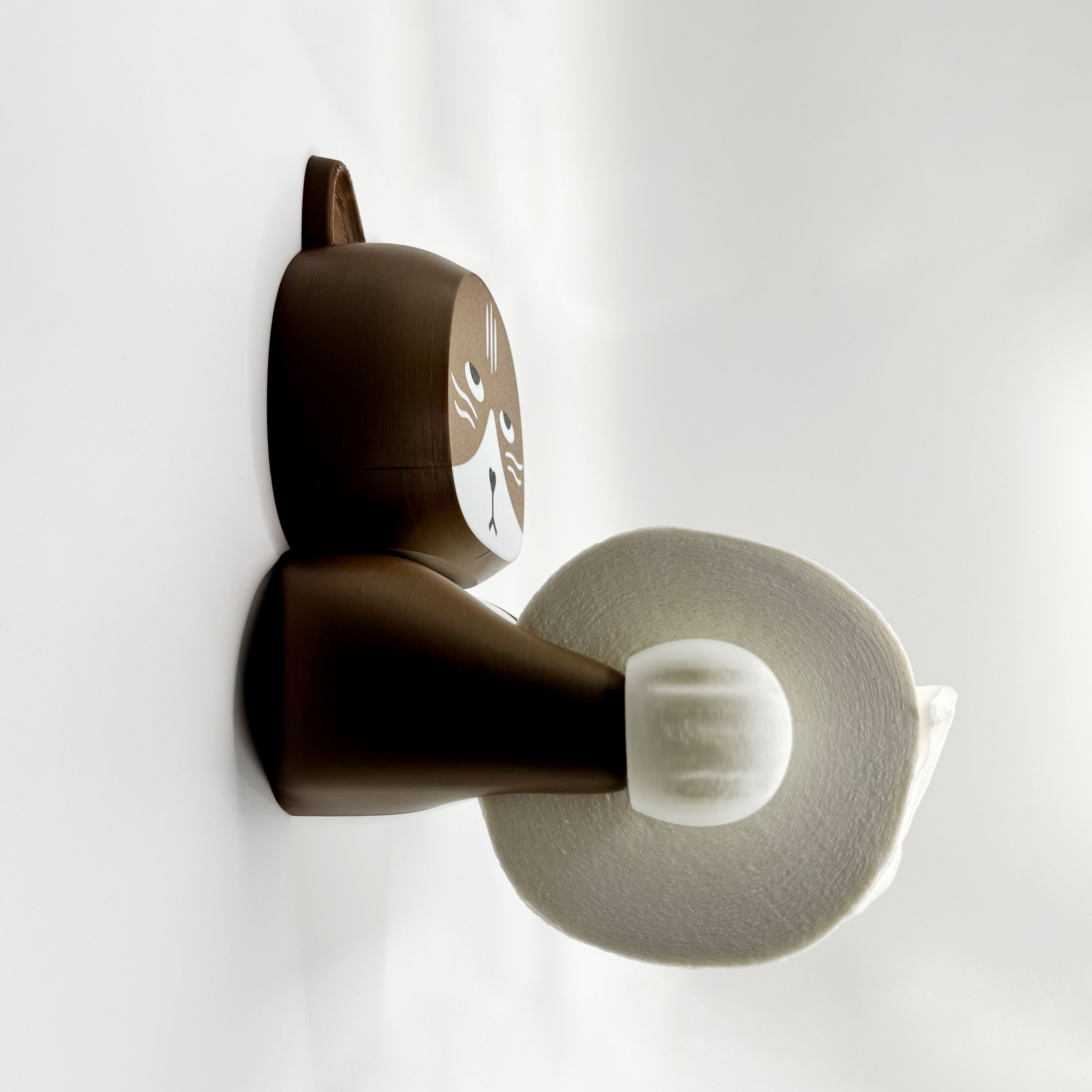 Sad Cat Toilet Paper Holder