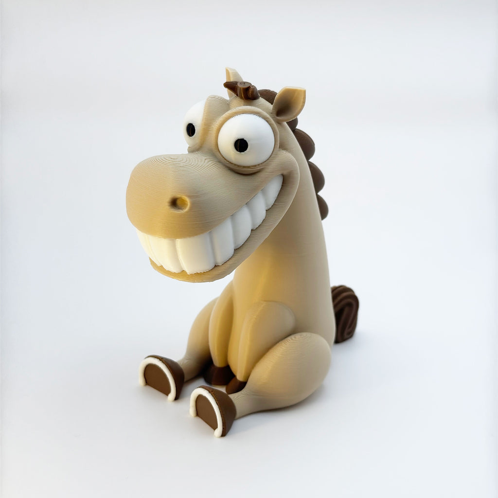 Happy Horse Figurine – 3D Printed Decor | Year of the Horse 2026