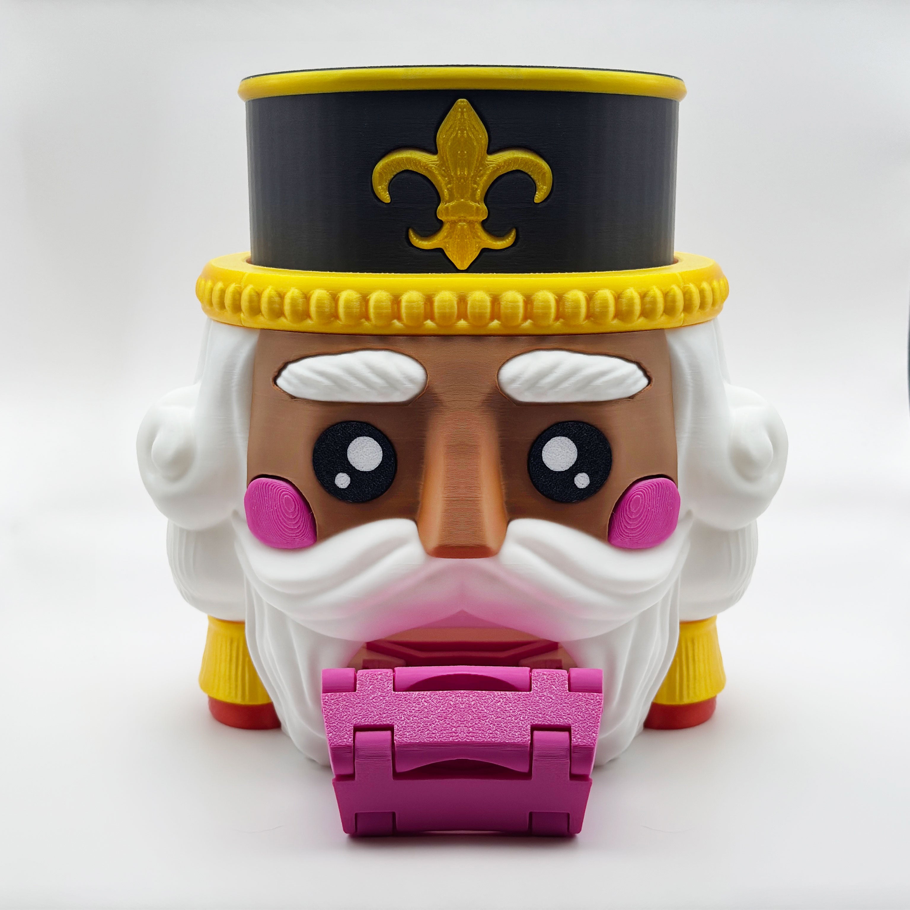 Nutcracker Candy Dispenser – Holiday Table Decor – 3D Printed