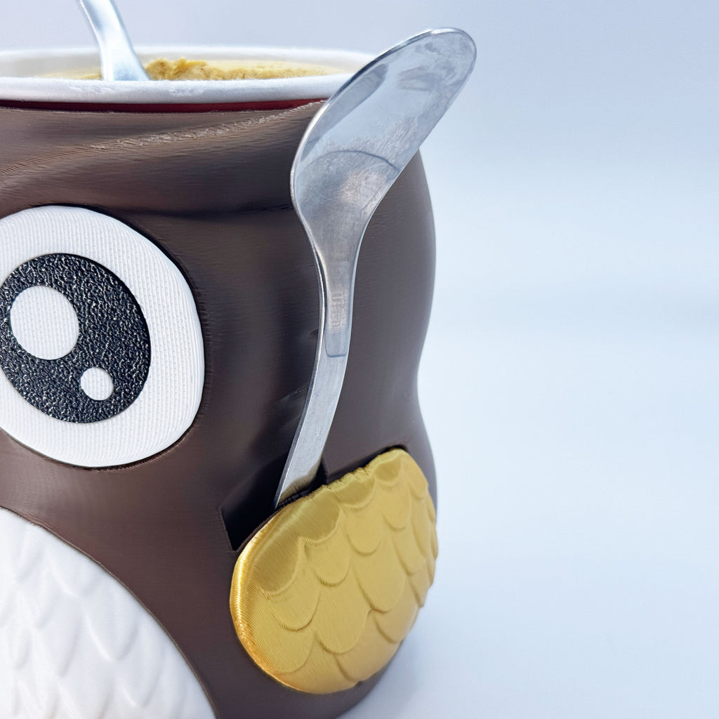 Owl Ice Cream Holder & Mug Buddy