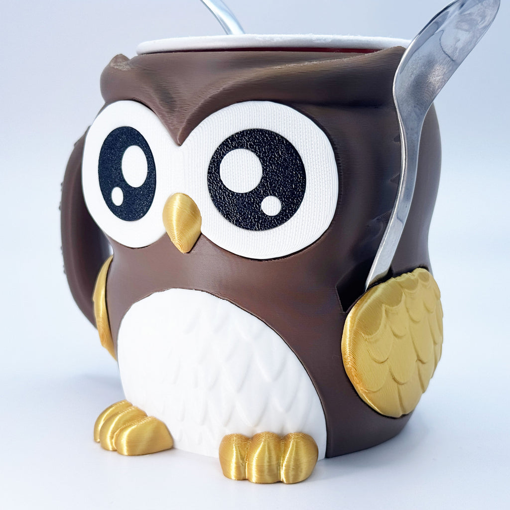 Owl Ice Cream Holder & Mug Buddy