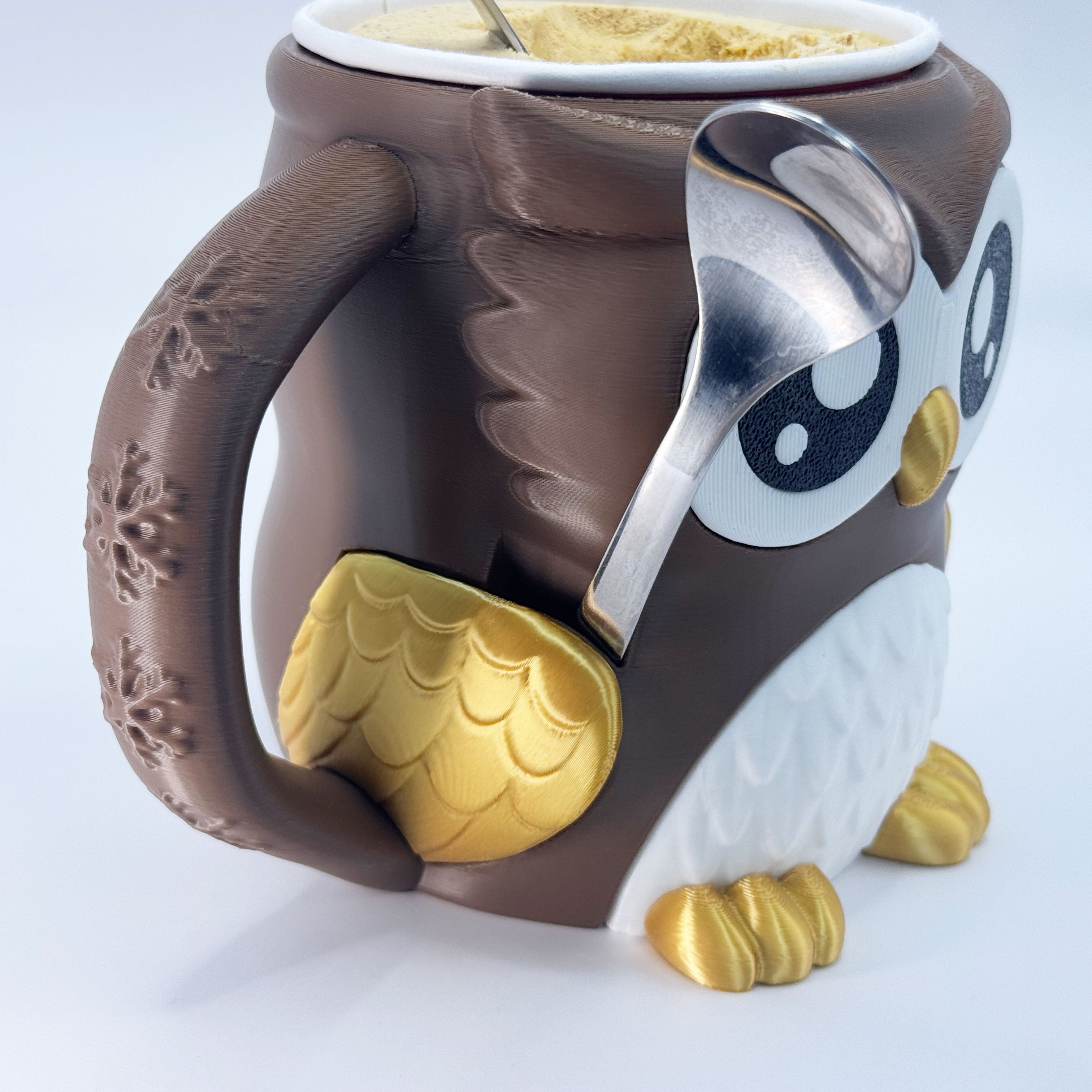 Owl Ice Cream Holder & Mug Buddy