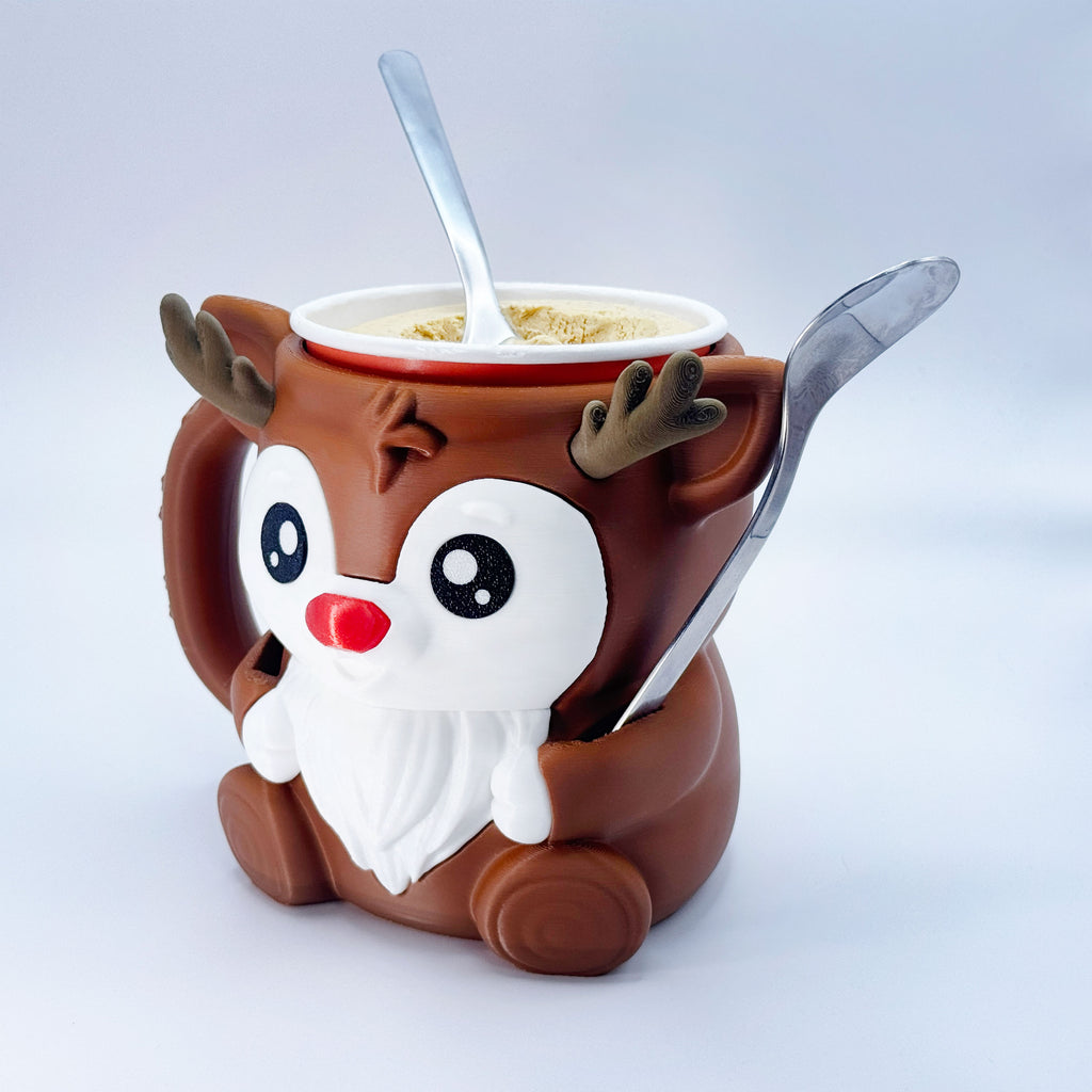 Deer Ice Cream Holder & Mug Buddy