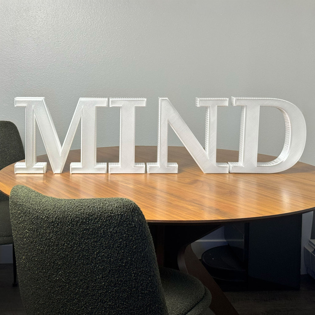 Custom 3D Printed LED Letter (32 cm)