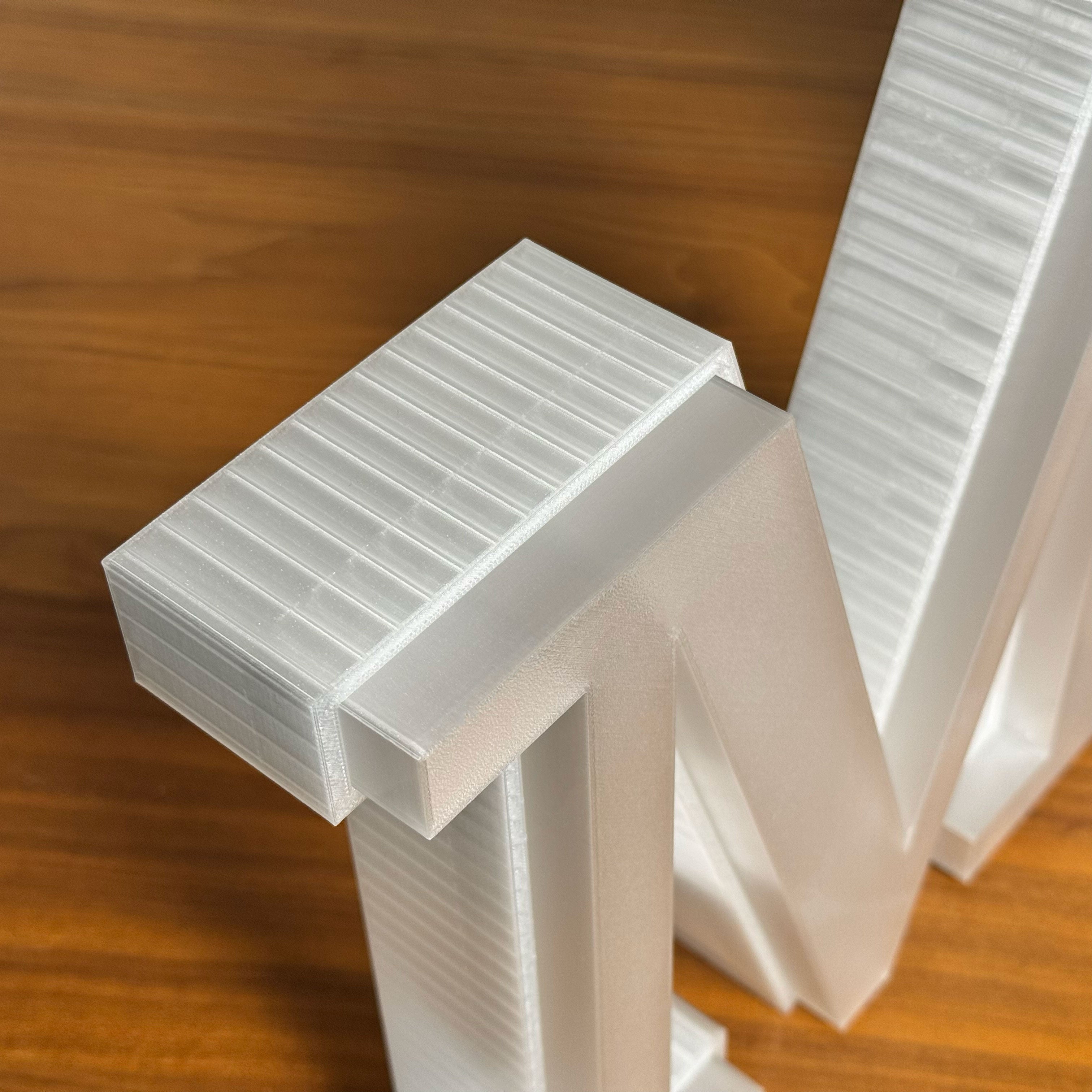 Custom 3D Printed LED Letter (32 cm)