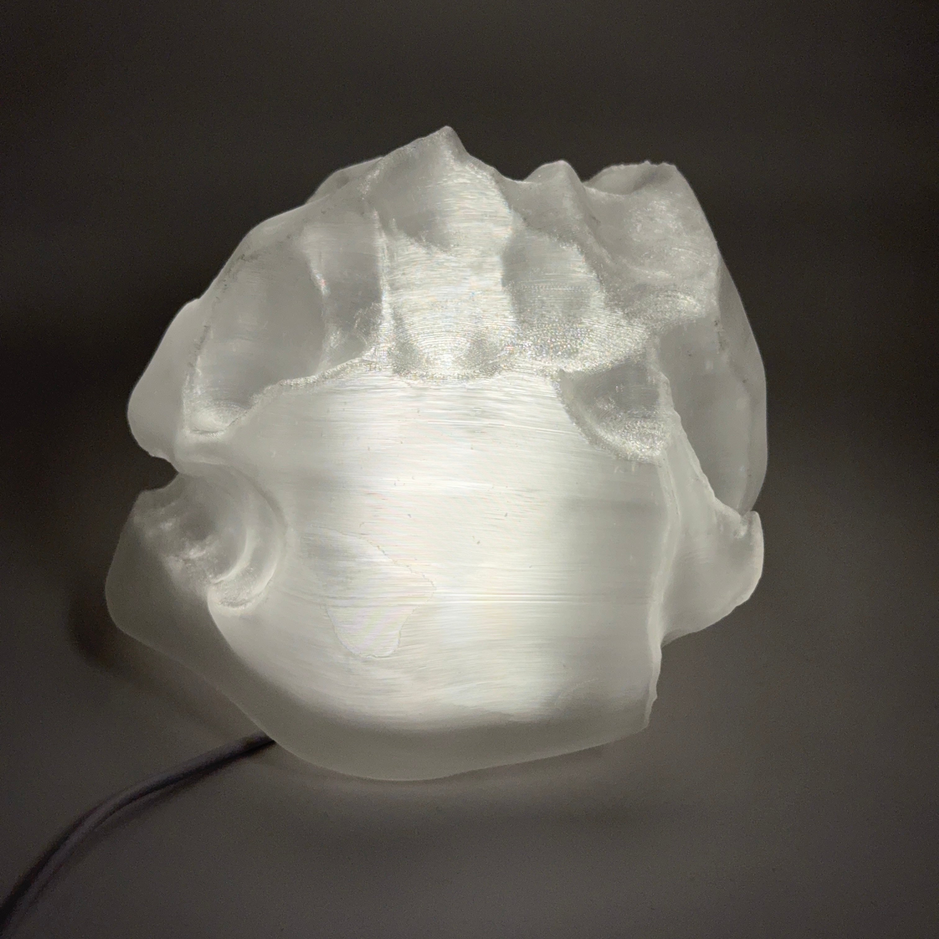 Lava Rock Accent Lamp