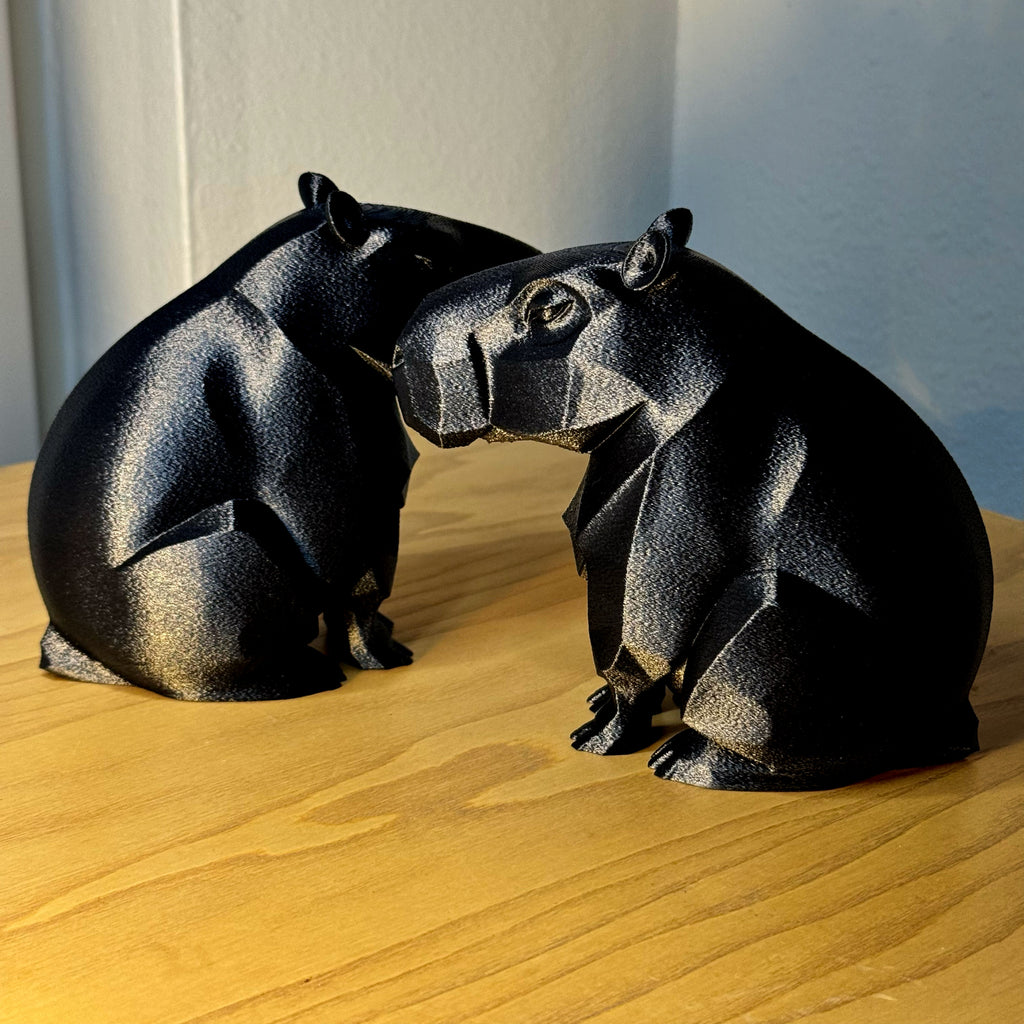 Low-Poly Capybara Figurine