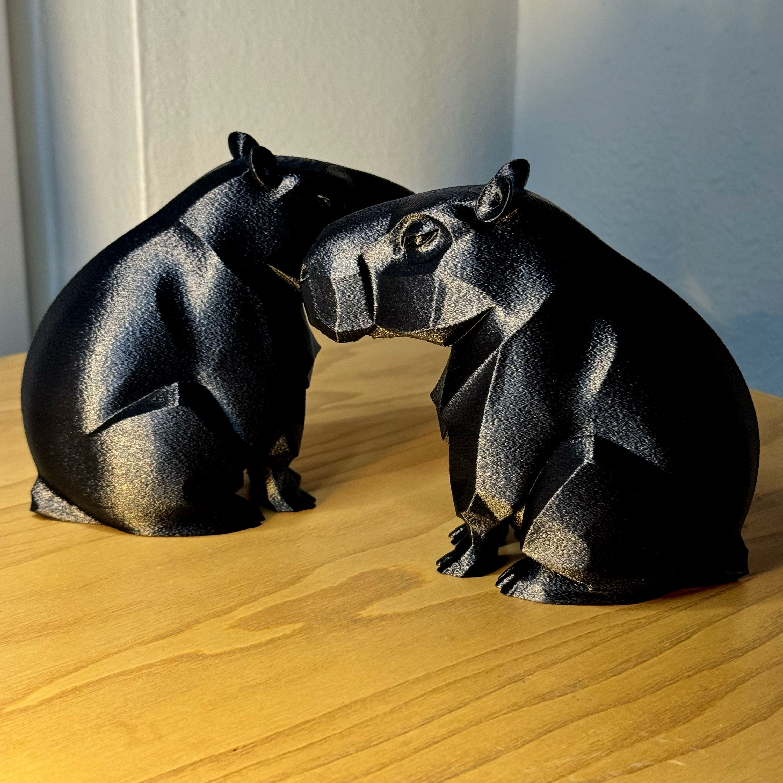 Low-Poly Capybara Figurine
