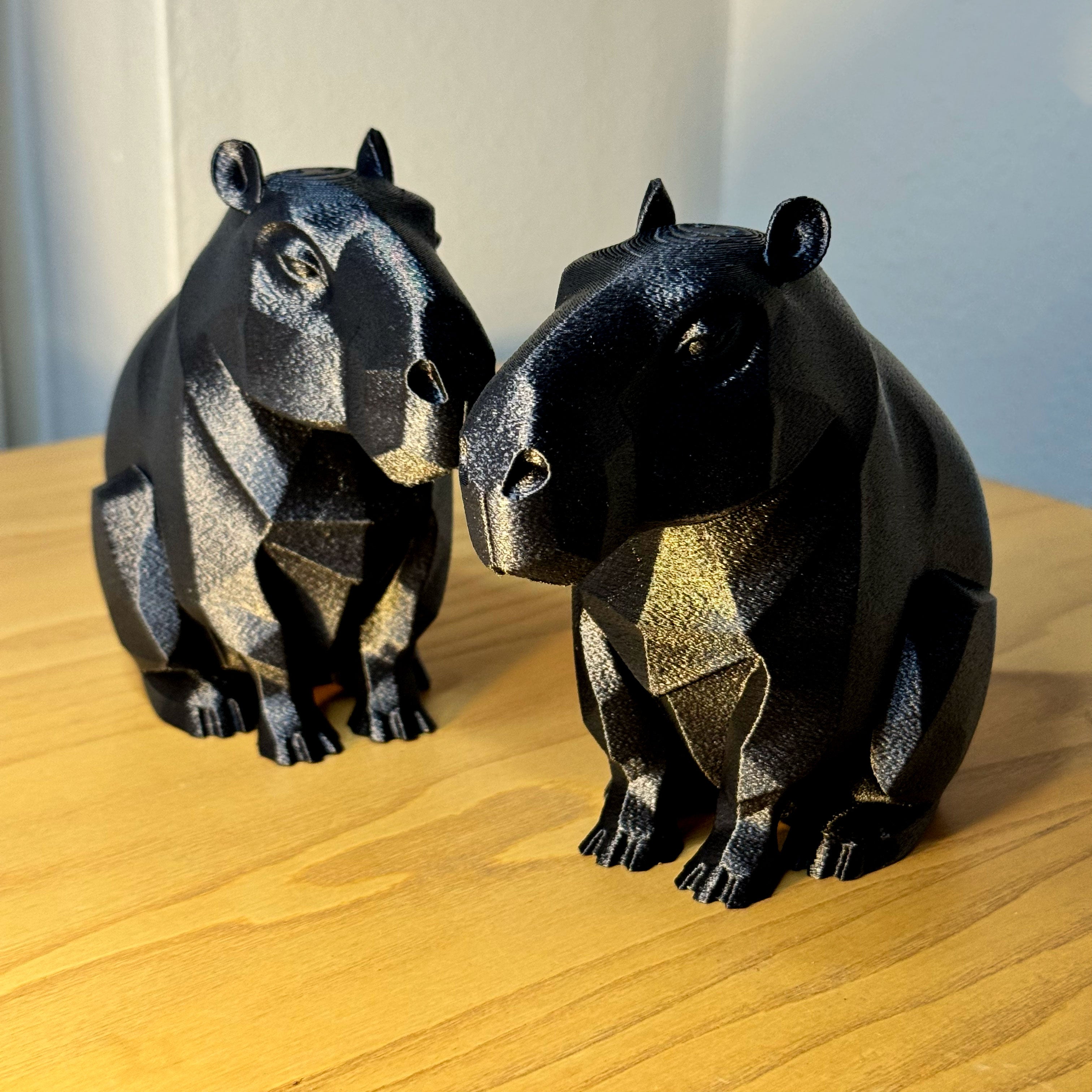 Low-Poly Capybara Figurine