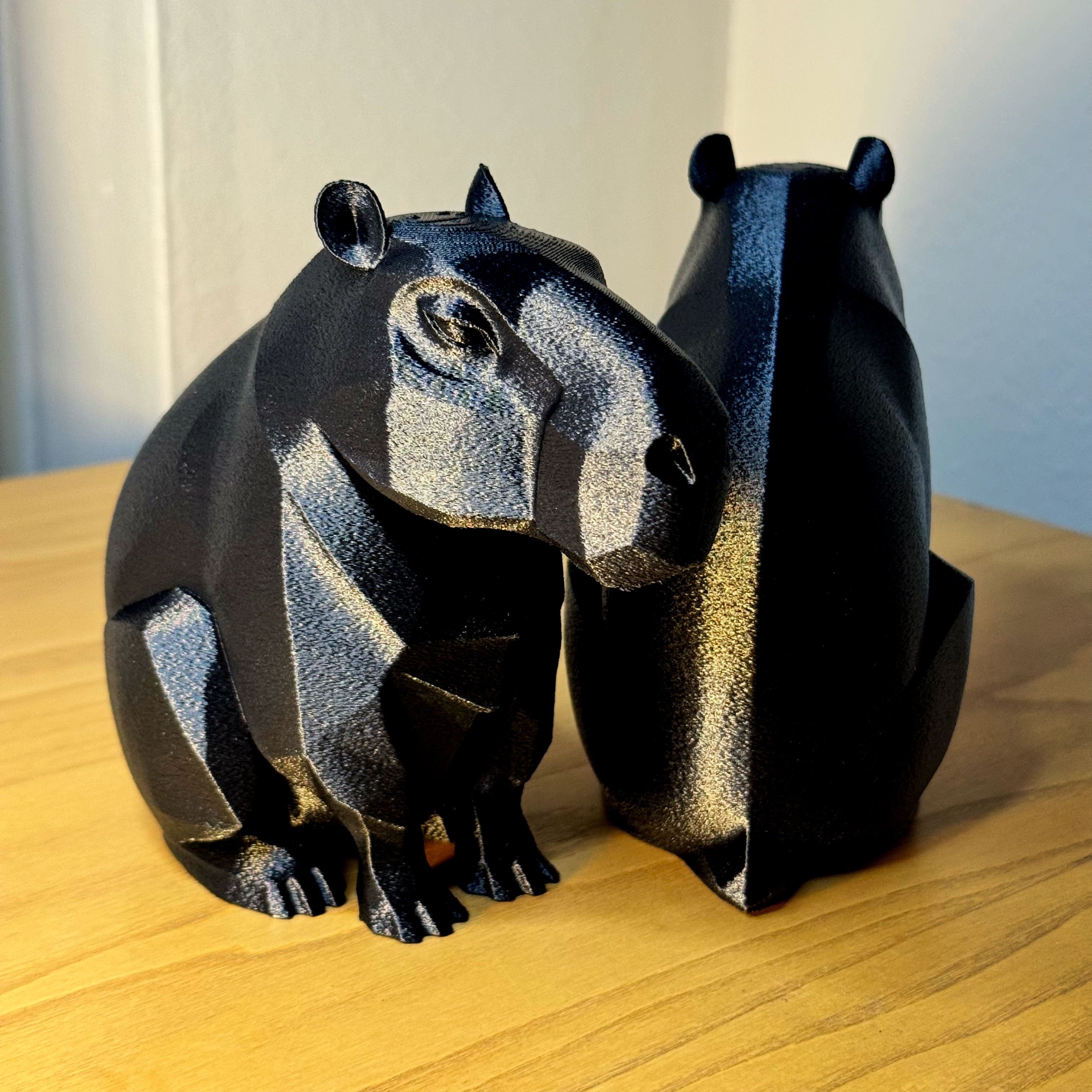 Low-Poly Capybara Figurine