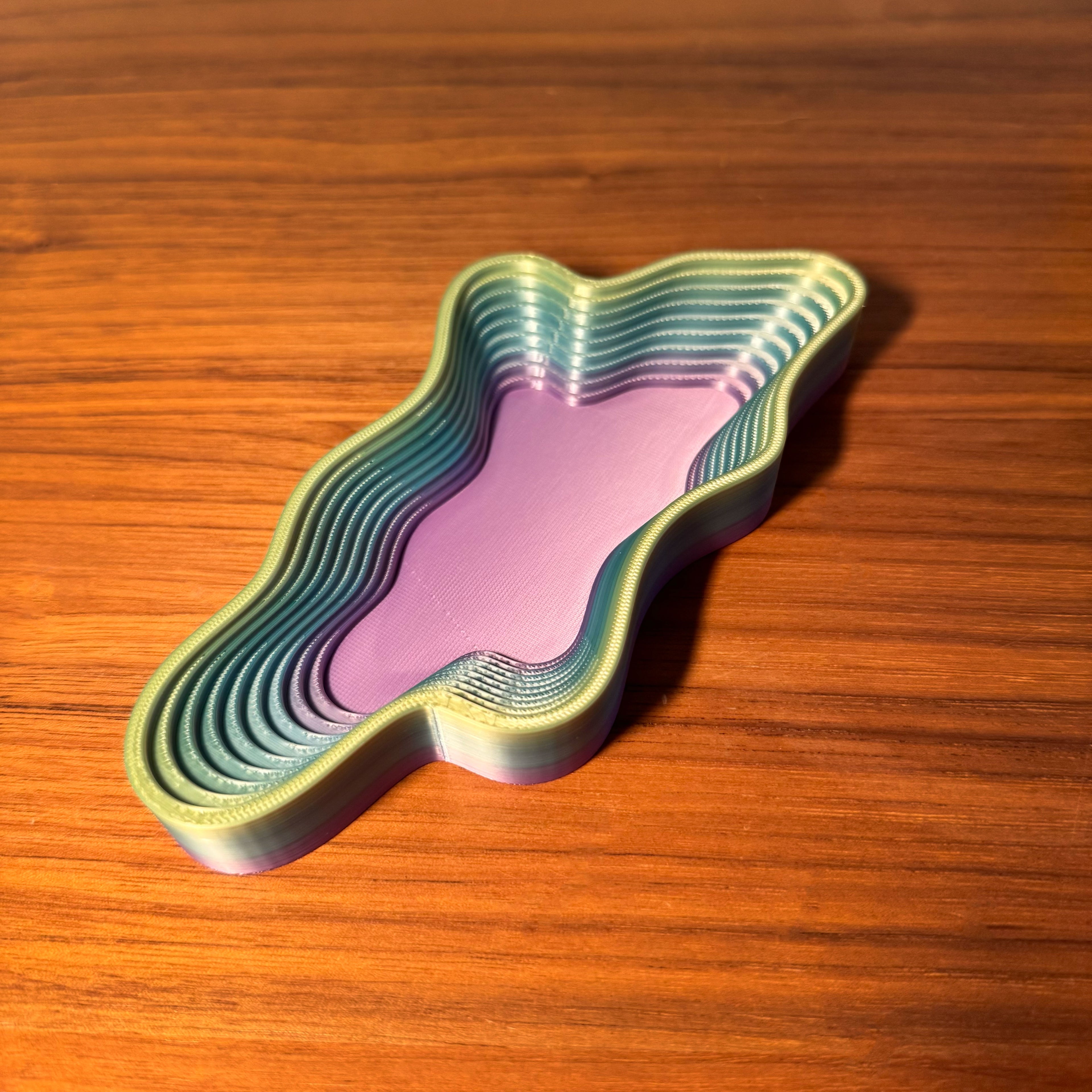 Wavy Gradient Key Tray
