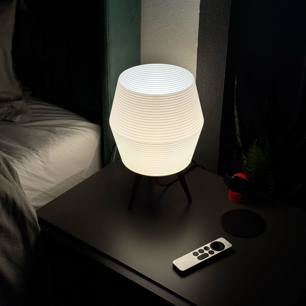 Kasa Japanese-Style Table Lamp with Tripod Legs