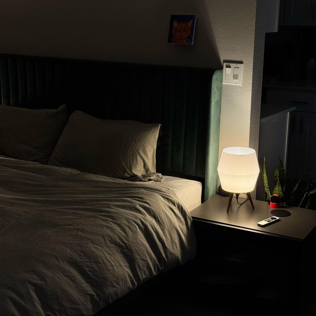 Kasa Japanese-Style Table Lamp with Tripod Legs