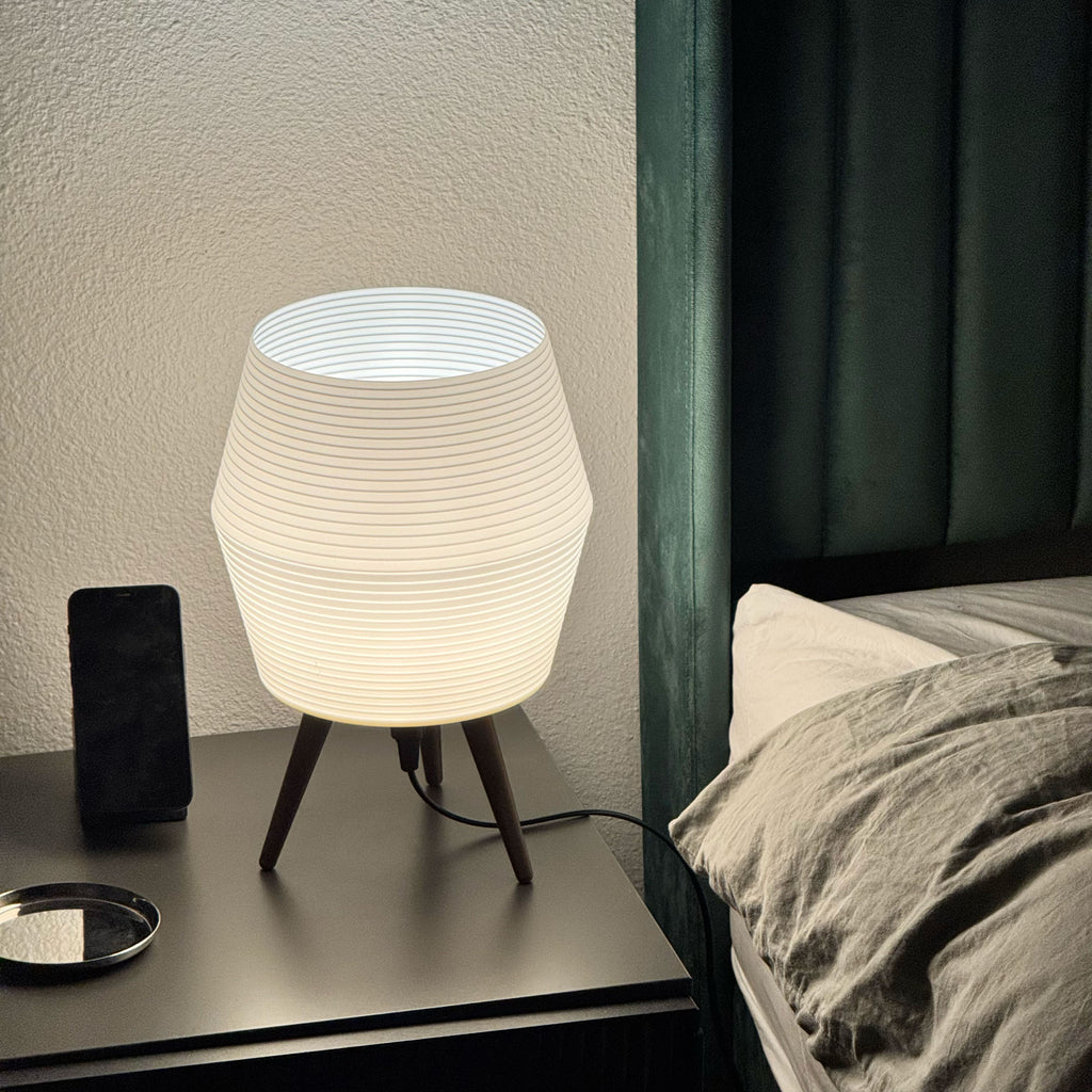 Kasa Japanese-Style Table Lamp with Tripod Legs