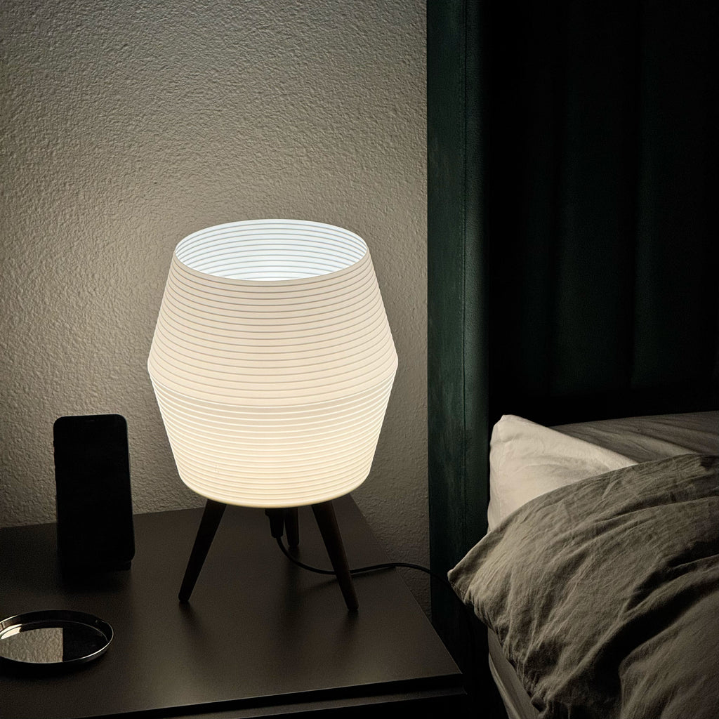 Kasa Japanese-Style Table Lamp with Tripod Legs