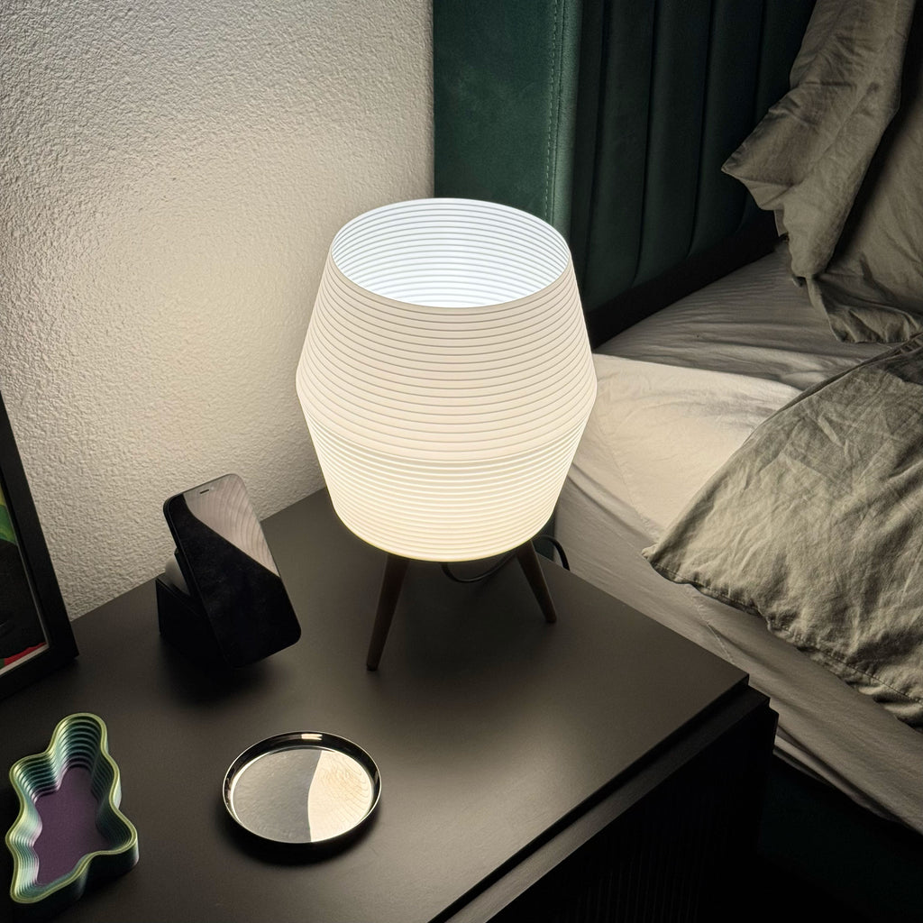 Kasa Japanese-Style Table Lamp with Tripod Legs