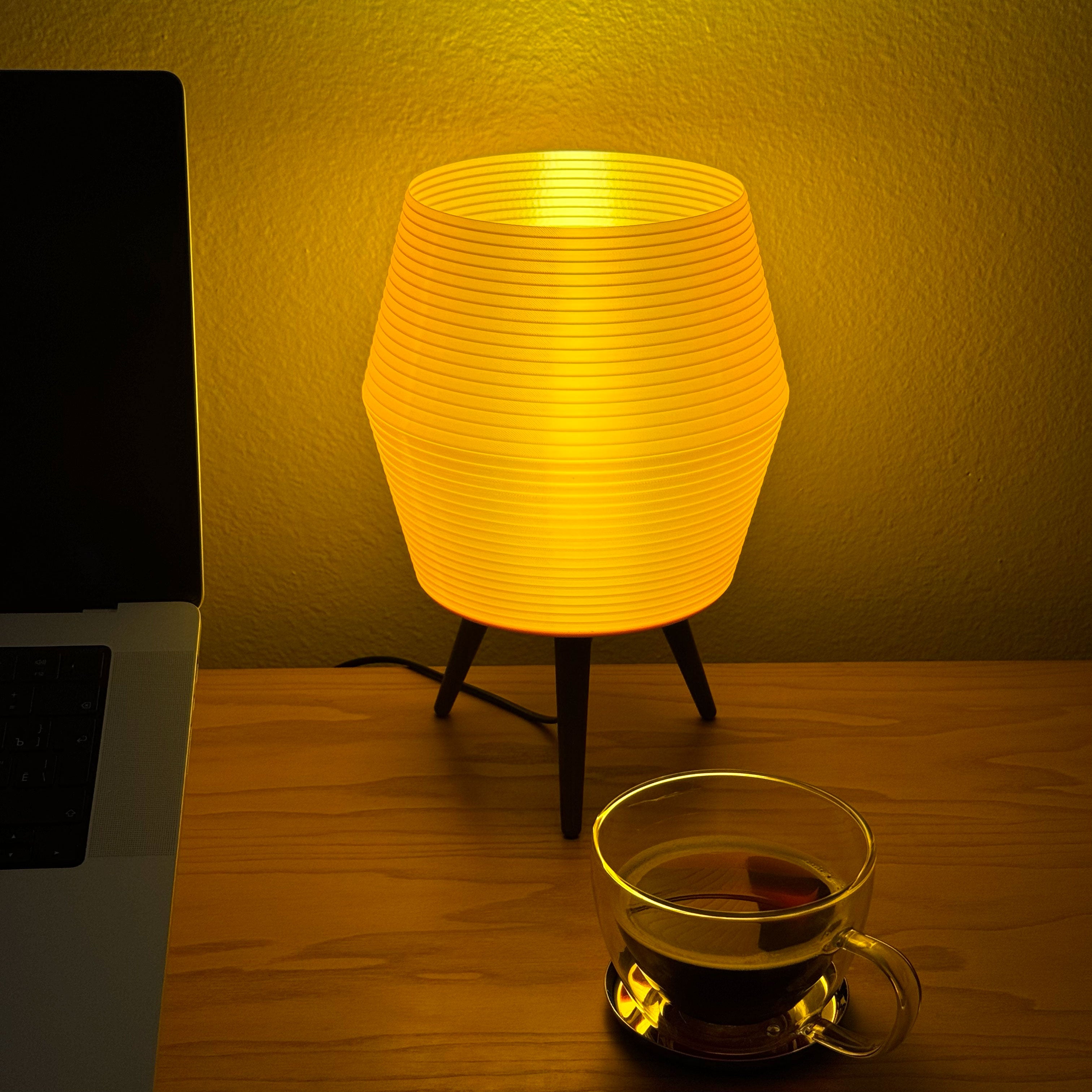 Kasa Japanese-Style Table Lamp with Tripod Legs