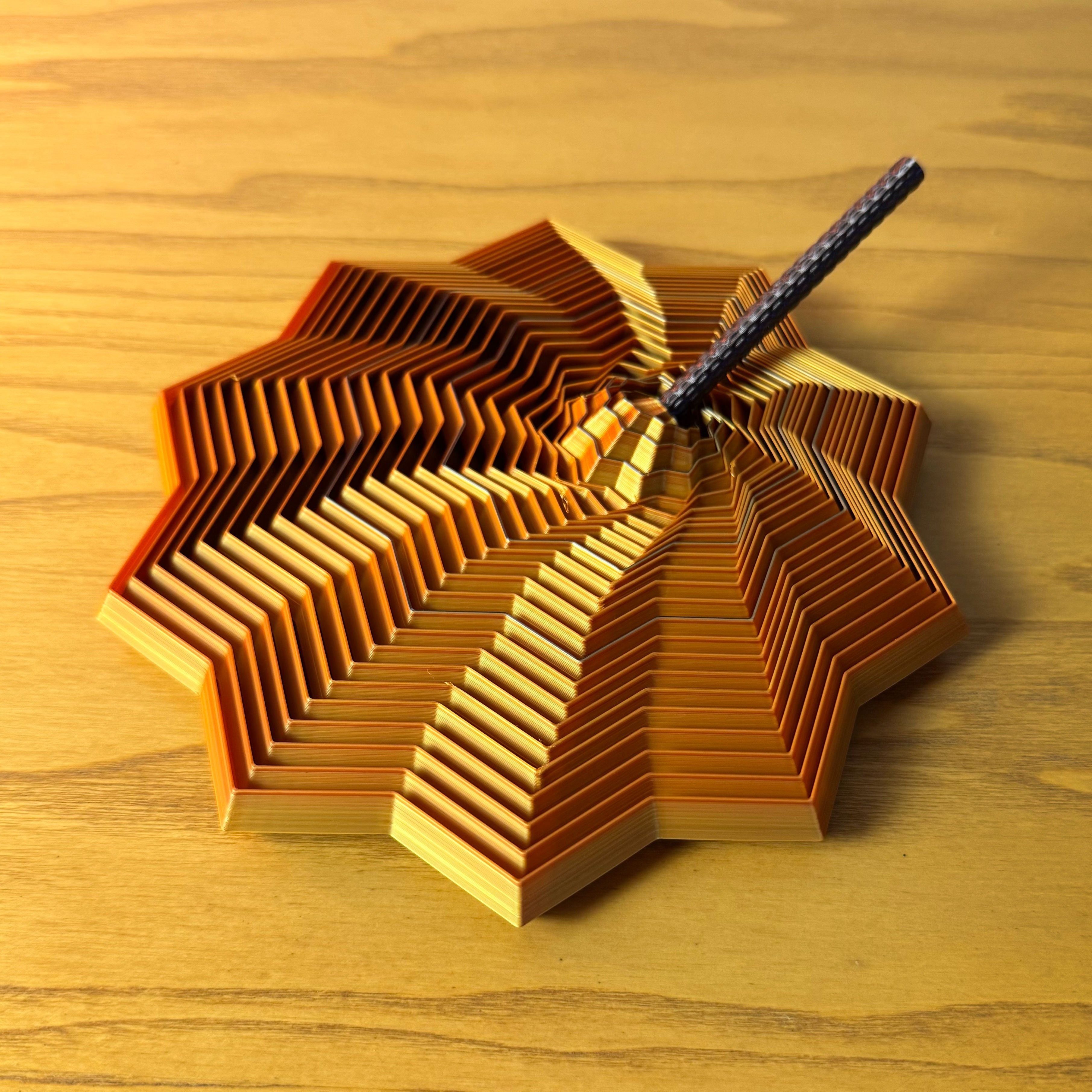 Sensory Fidget Star – 3D Printed ASMR Stress Relief Toy