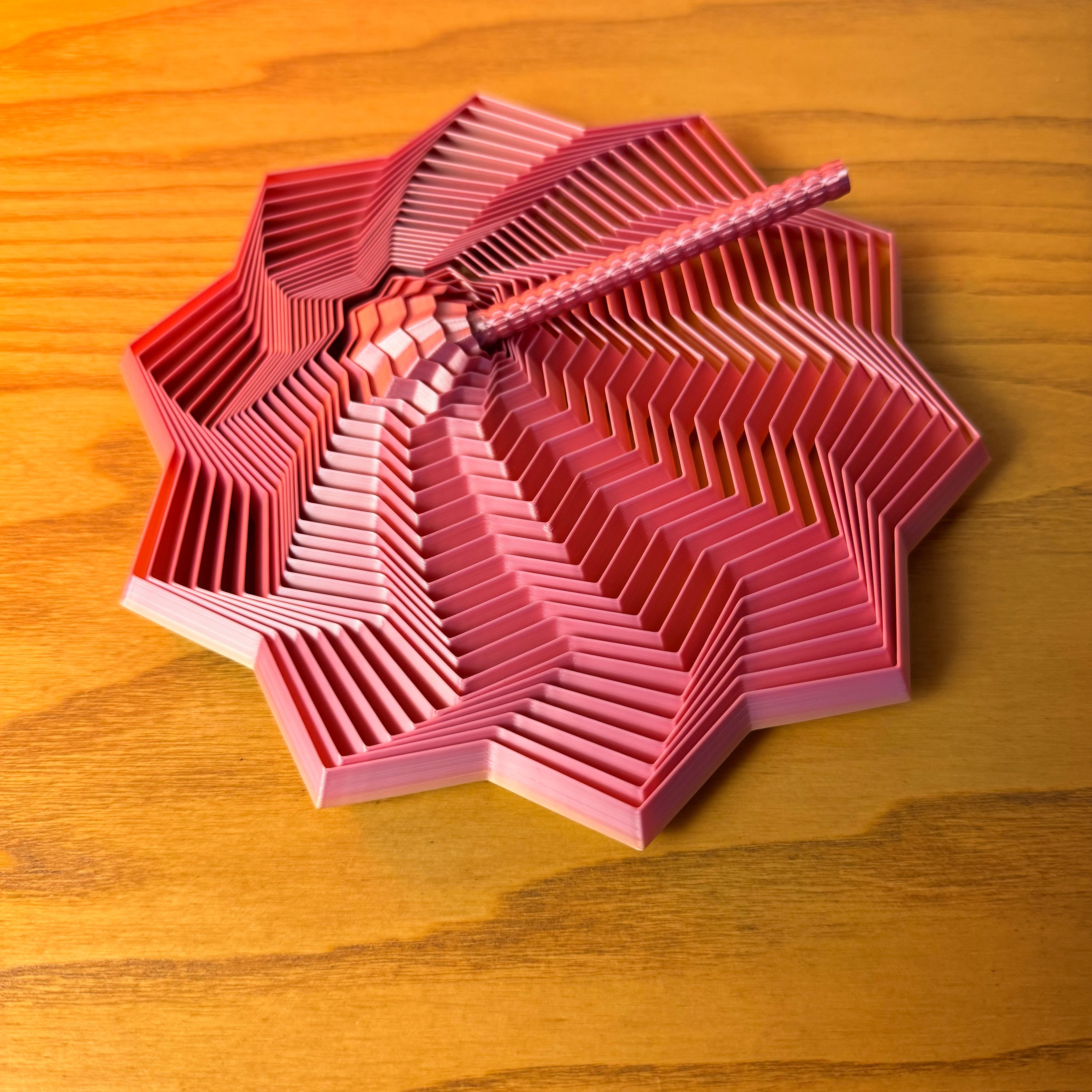 Sensory Fidget Star – 3D Printed ASMR Stress Relief Toy