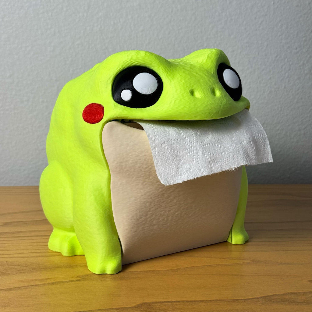 Frog Holder – Funny 3D Printed Toilet Paper Buddy