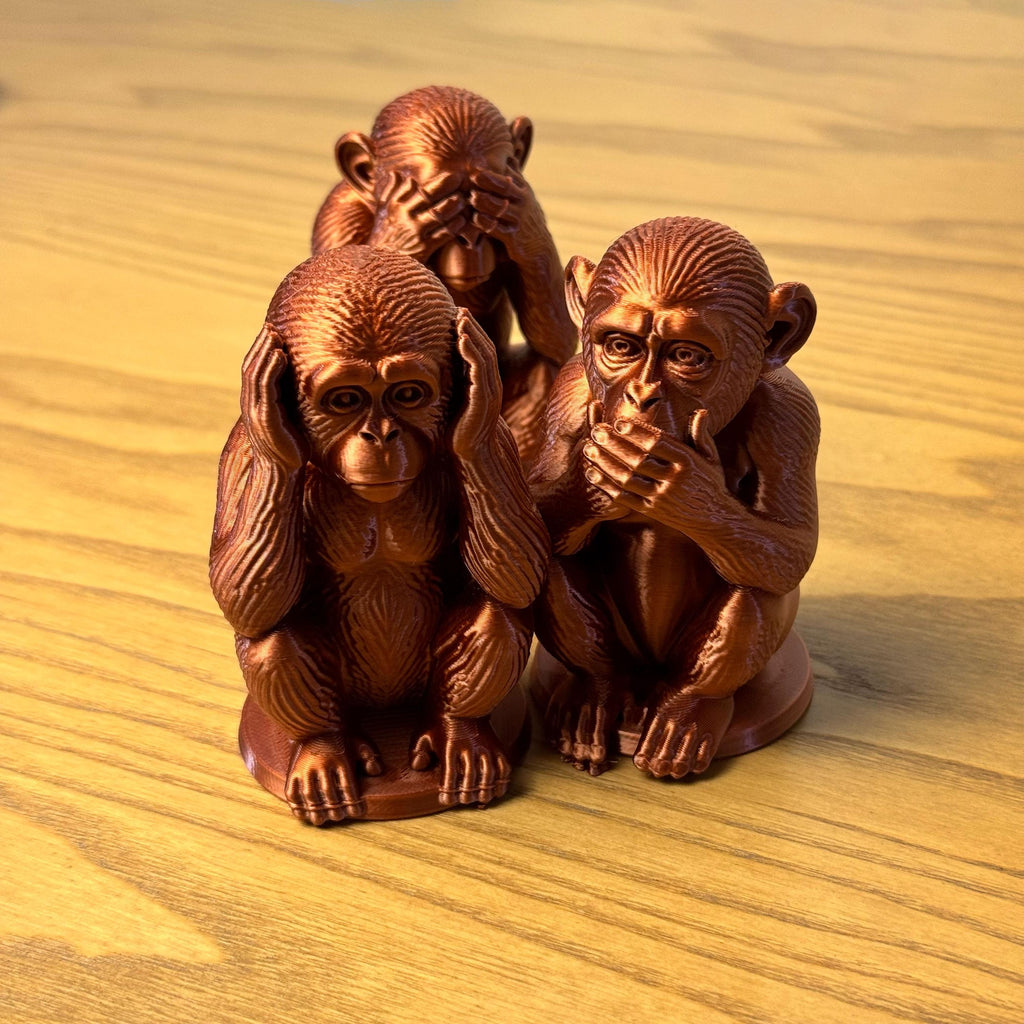 Three Wise Monkeys Set